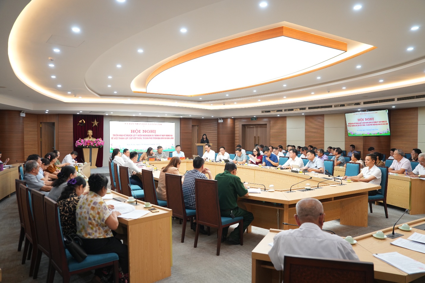 Xã Gia Lâm triển khai lấy ý kiến nhân dân về phương án thành lập, sắp xếp thôn, tổ dân phố