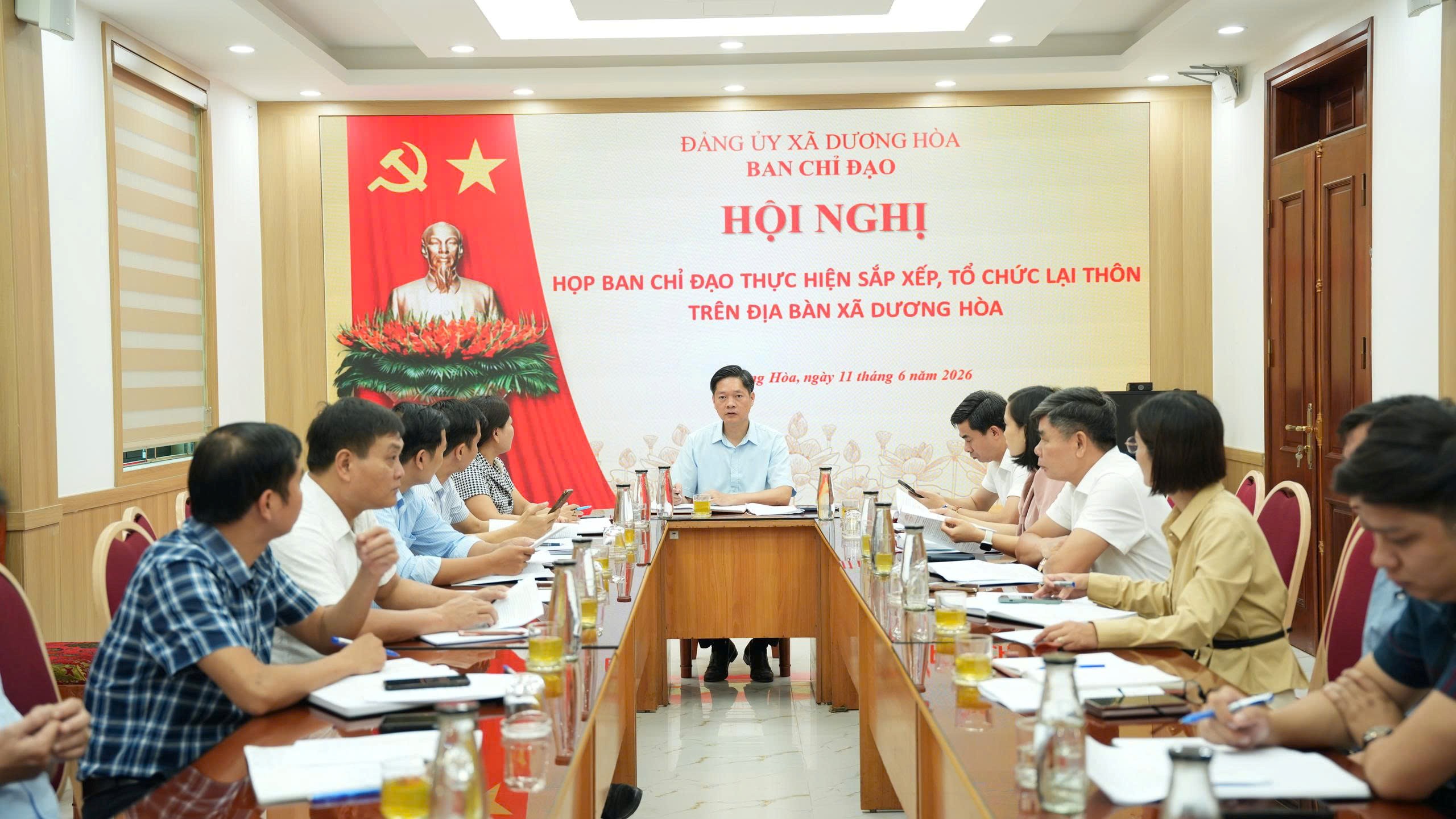 Xã Dương Hòa quyết liệt triển khai sắp xếp thôn, phấn đấu hoàn thành đúng lộ trình trước 30-6