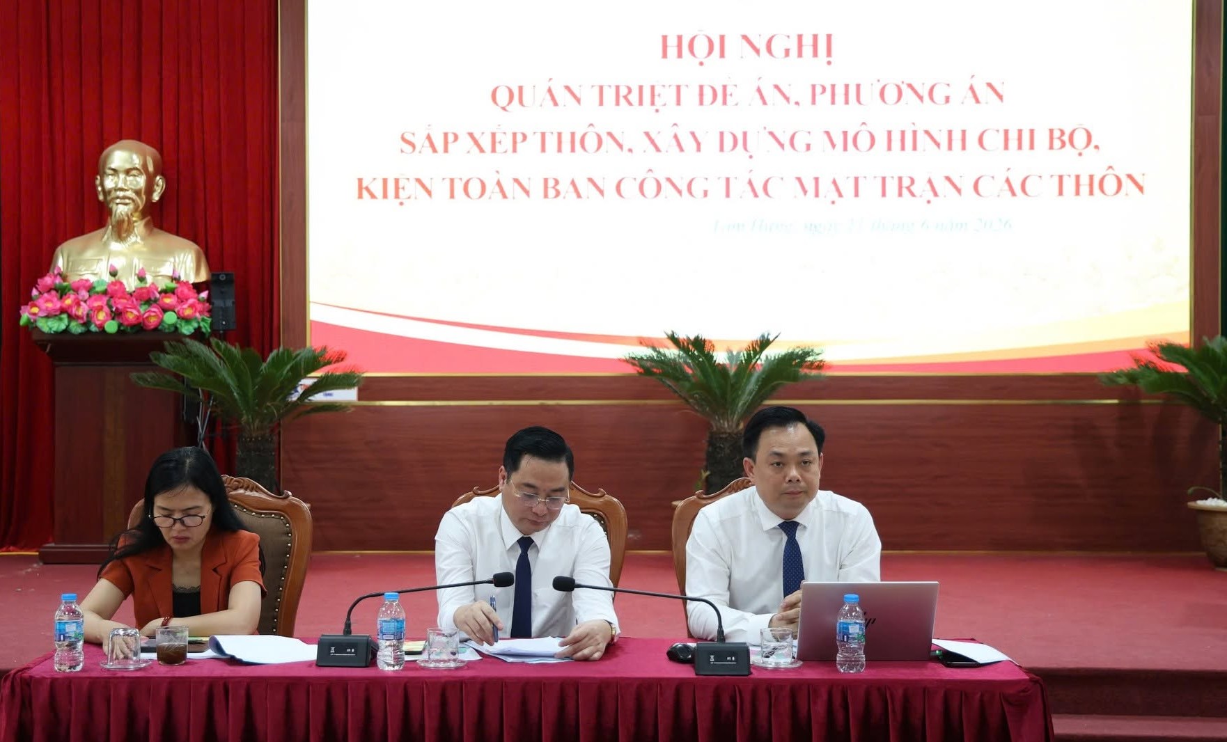 Xã Tam Hưng quán triệt phương án sắp xếp thôn, kiện toàn hệ thống chính trị ở cơ sở