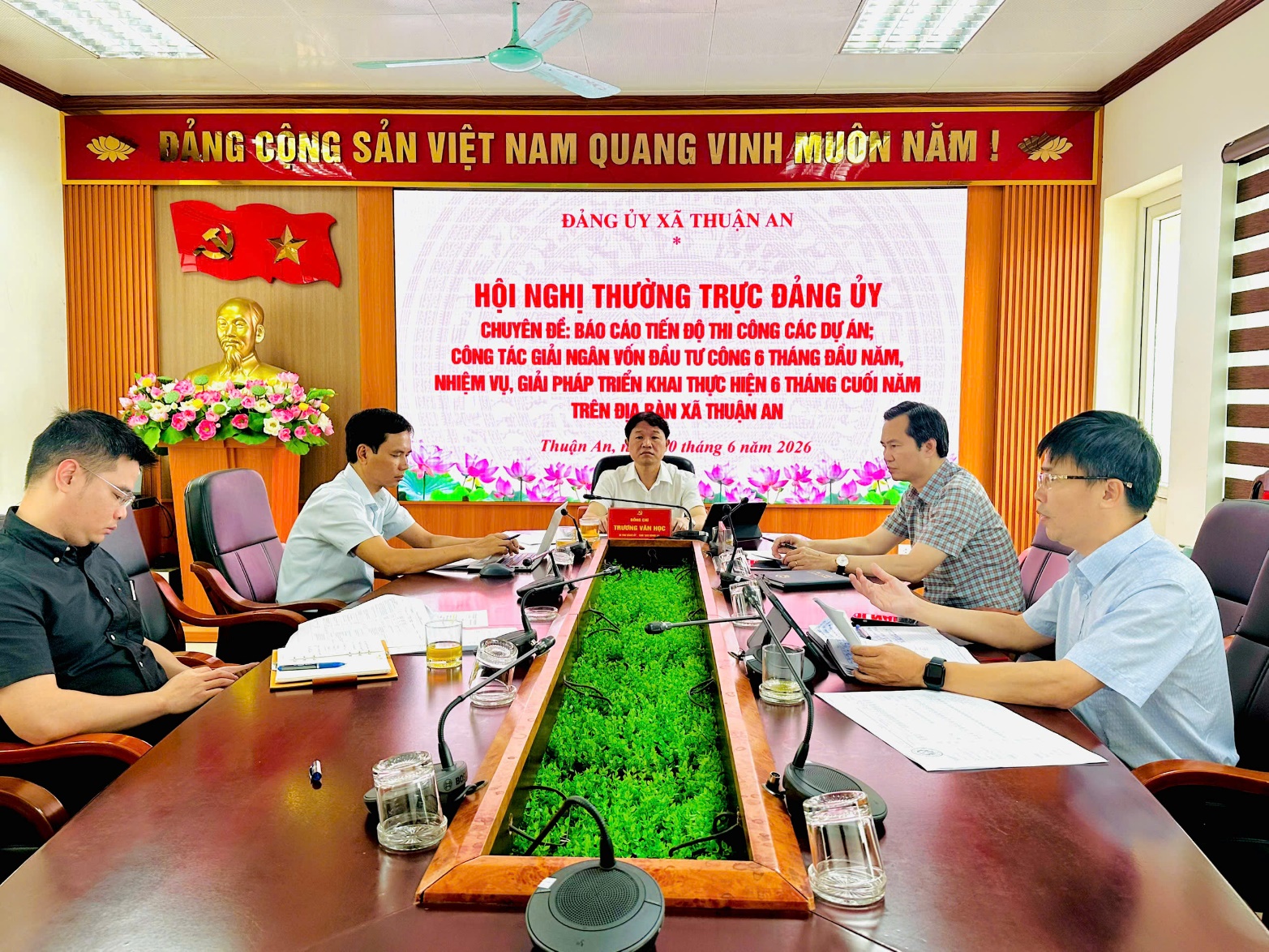 Xã Thuận An tập trung tháo gỡ điểm nghẽn, tăng tốc giải ngân vốn đầu tư công