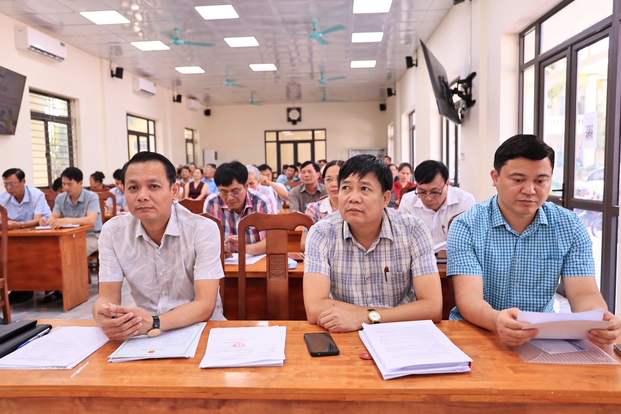 Xã Hòa Xá triển khai lấy ý kiến nhân dân về phương án sắp xếp thôn