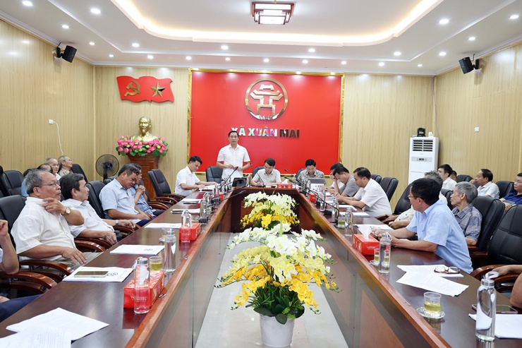 Xã Xuân Mai hoàn thiện phương án sắp xếp thôn gắn với định hướng phát triển đô thị