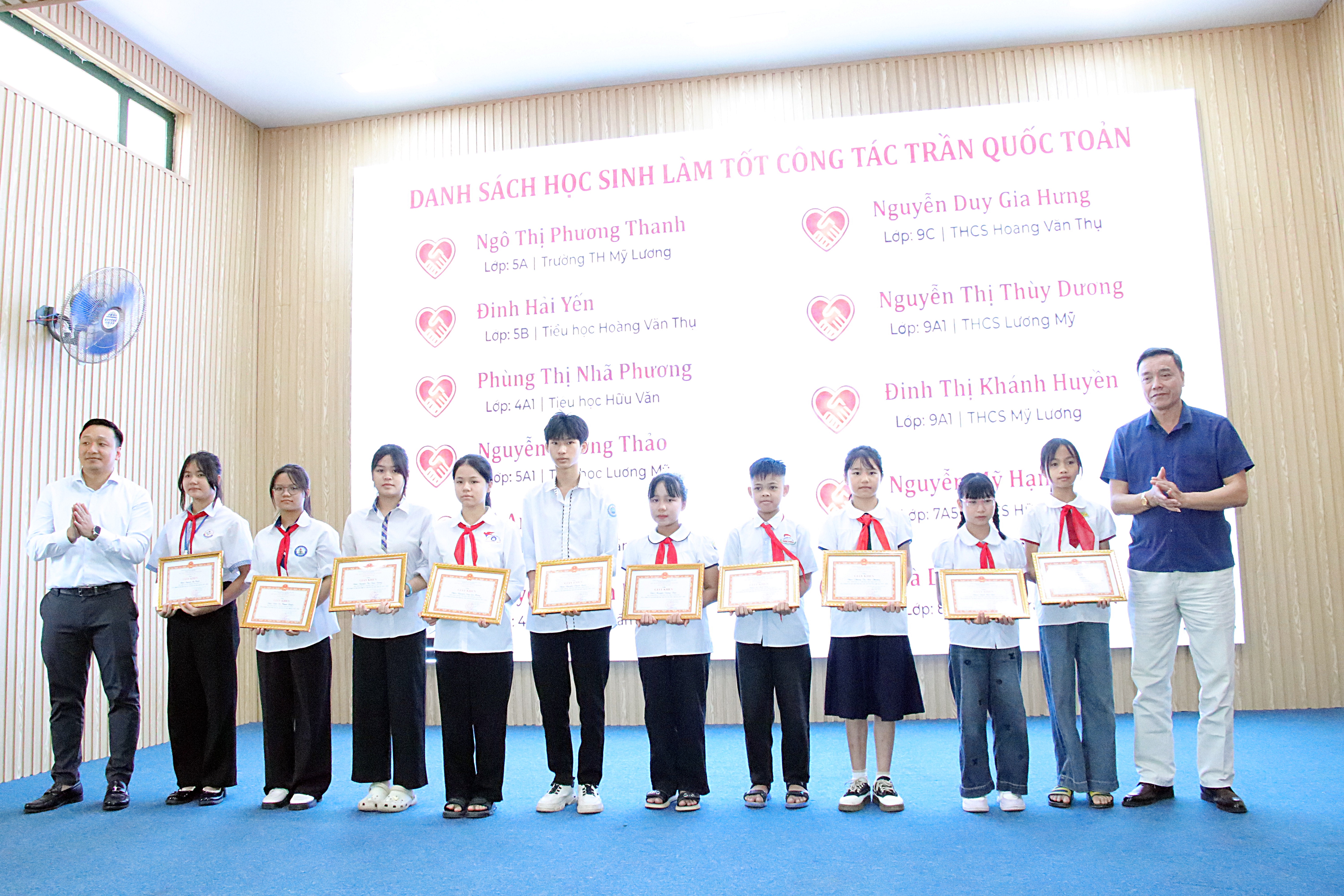 UBND xã Trần Phú lan tỏa thông điệp hành động vì trẻ em, tôn vinh học sinh tiêu biểu năm học 2025-2026