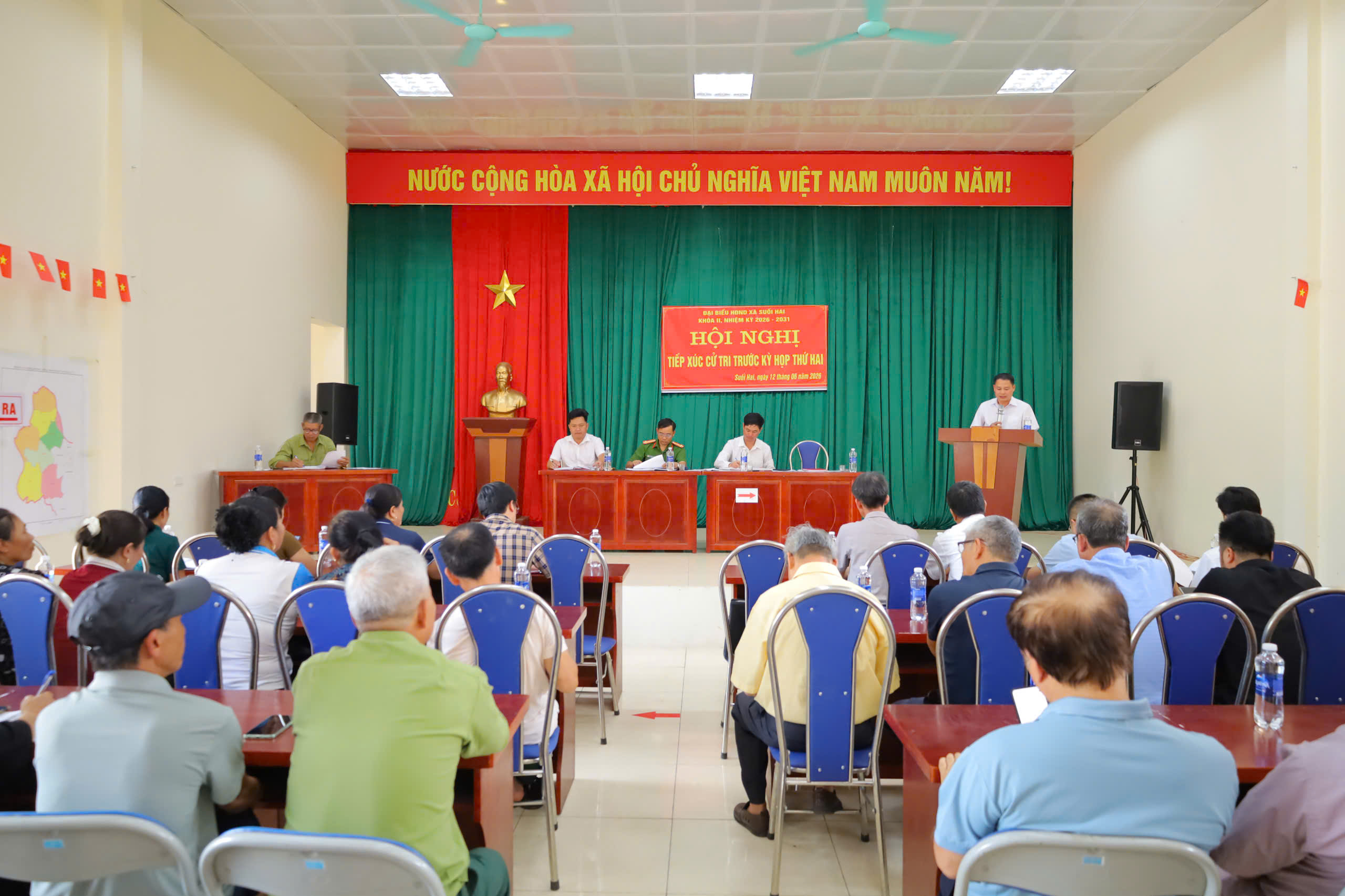 HĐND xã Suối Hai lắng nghe ý kiến cử tri, tập trung tháo gỡ những vấn đề dân sinh trước kỳ họp giữa năm
