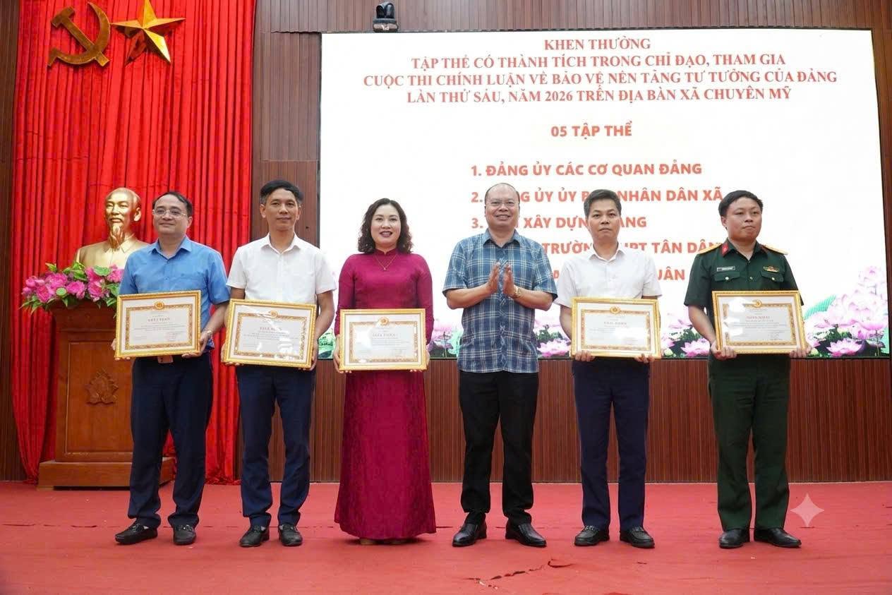 Bồi đắp niềm tin, lan tỏa tư duy lý luận từ các cuộc thi chính trị tại xã Chuyên Mỹ