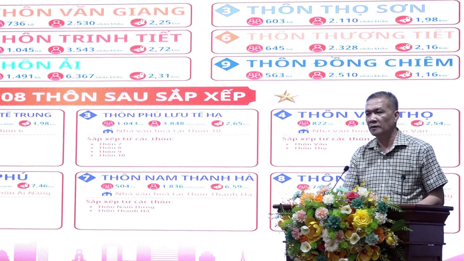 Xã Mỹ Đức hoàn thiện phương án sắp xếp thôn, hướng tới nâng cao hiệu quả quản lý ở cơ sở