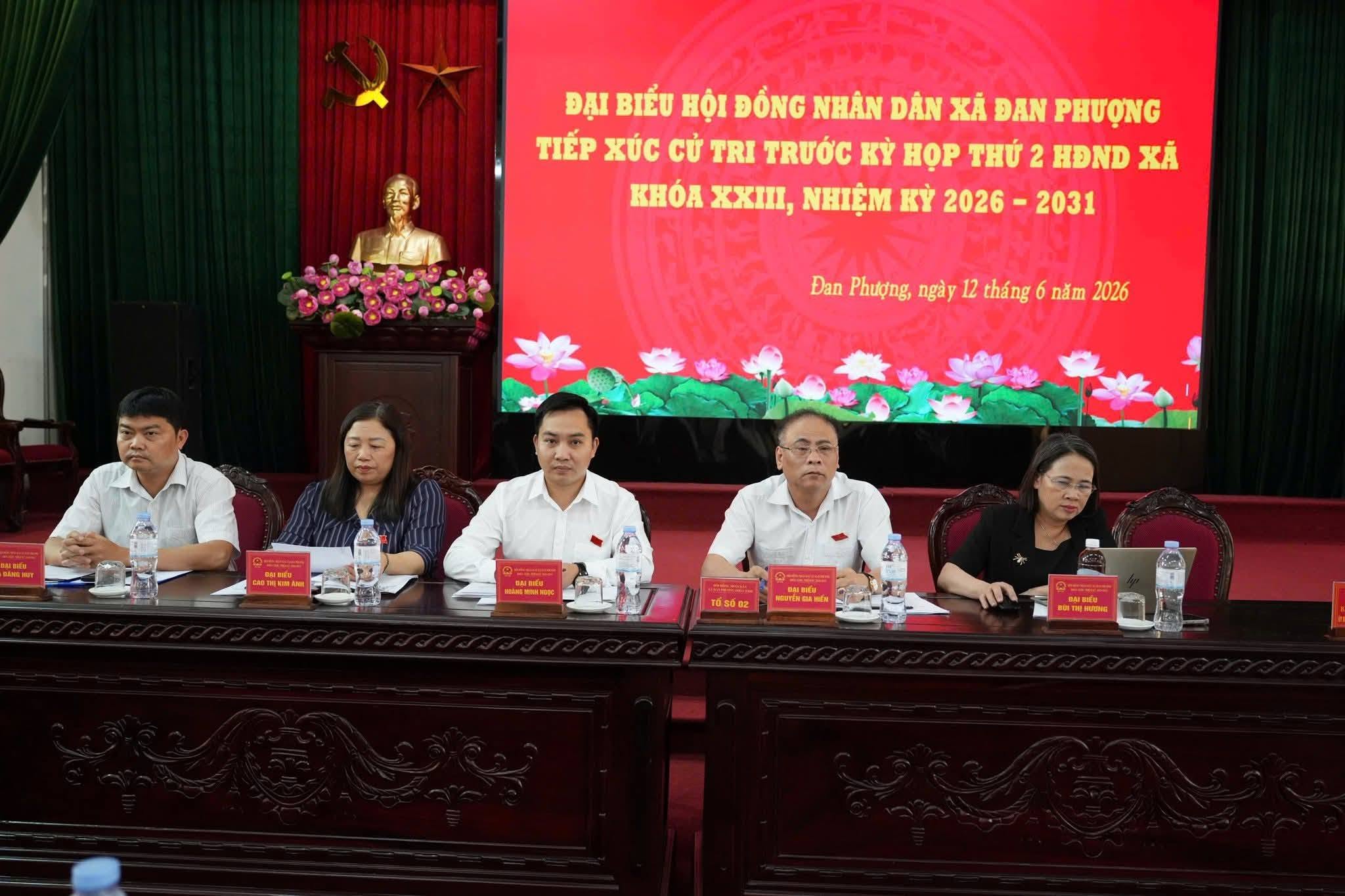 Đại biểu HĐND xã Đan Phượng lắng nghe tâm tư, nguyện vọng cử tri trước kỳ họp giữa năm 2026
