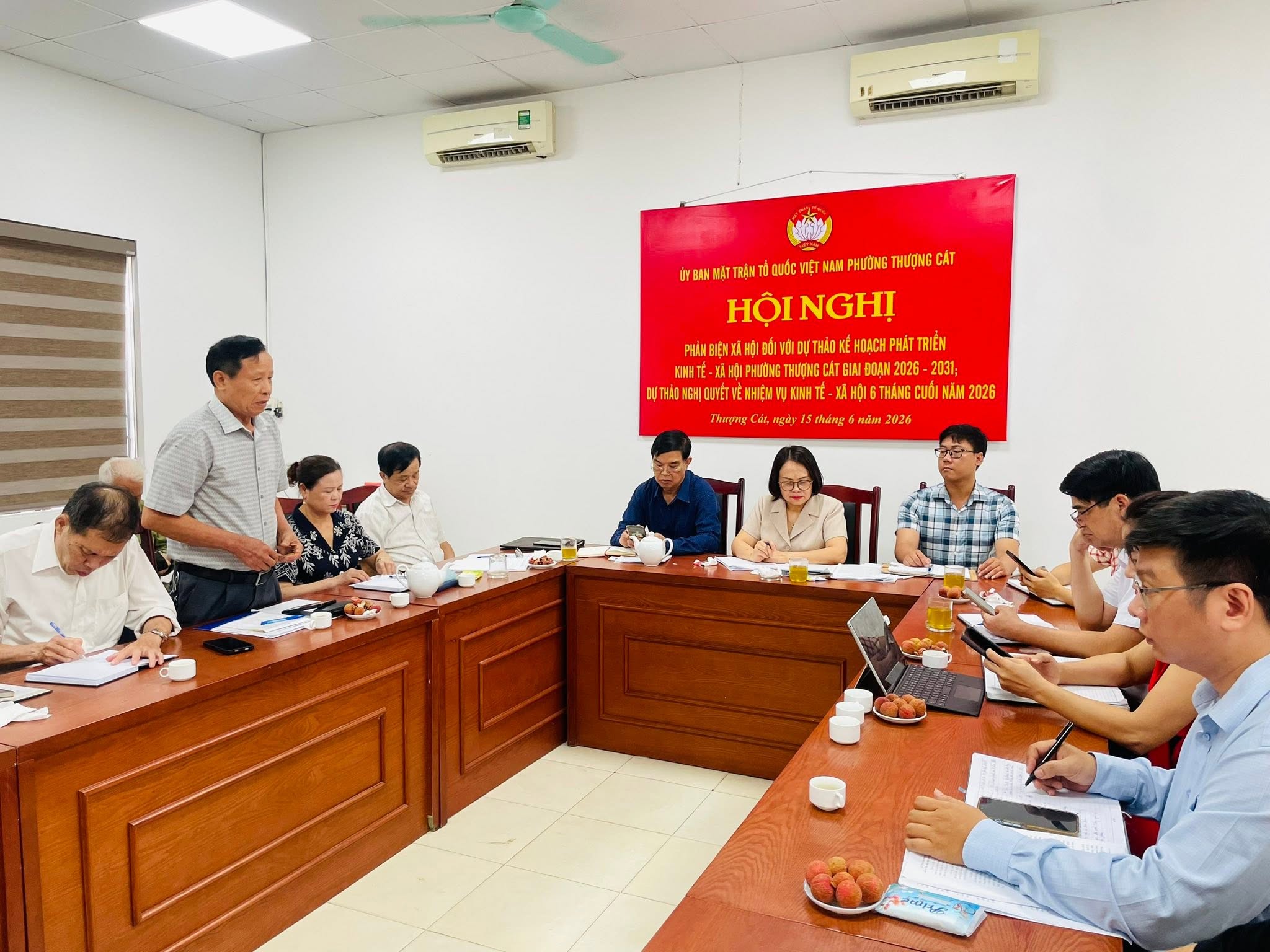 Ủy ban MTTQ Việt Nam phường Thượng Cát phát huy vai trò phản biện xã hội, góp ý hoàn thiện các định hướng phát triển địa phương