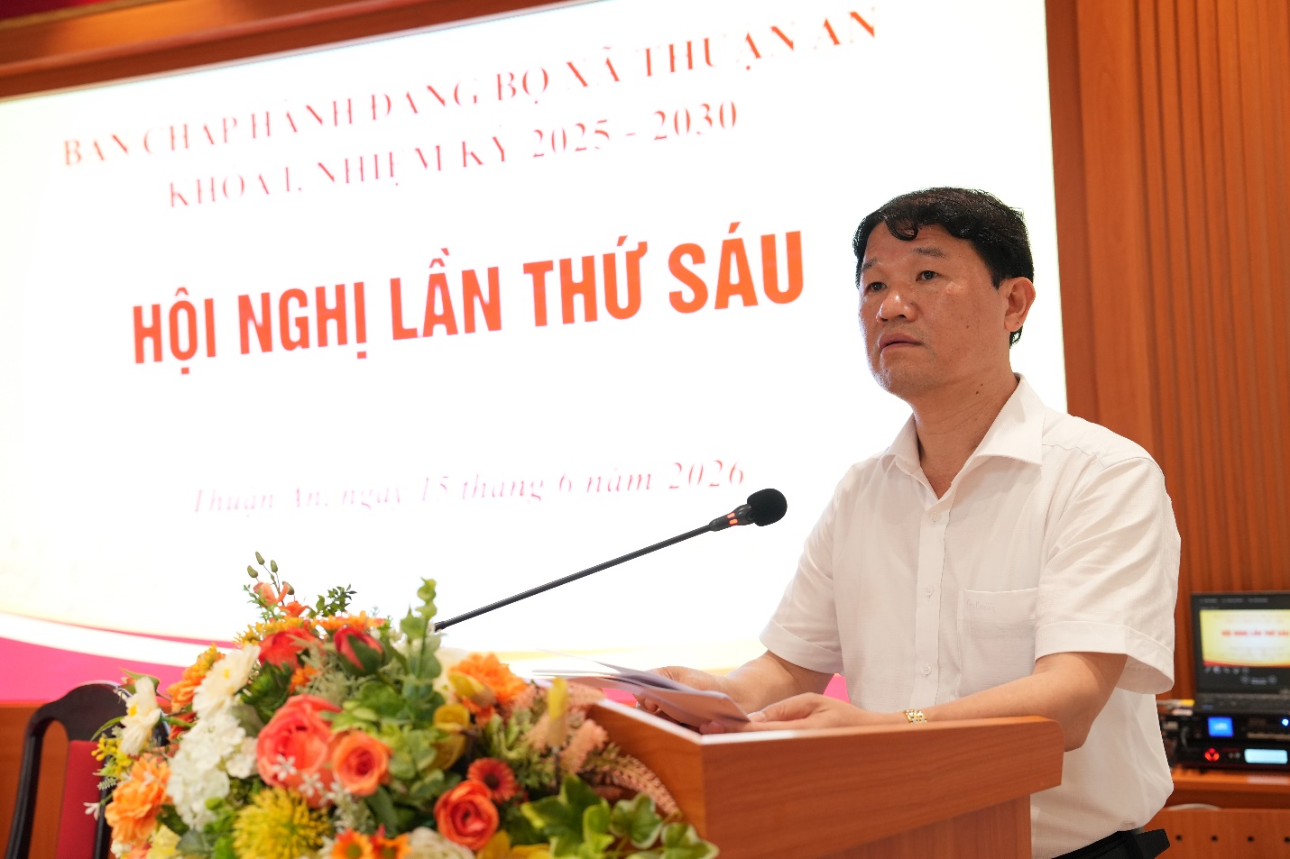 Xã Thuận An xác định các nhiệm vụ đột phá cho giai đoạn phát triển mới tại Hội nghị Ban Chấp hành Đảng bộ lần thứ Sáu