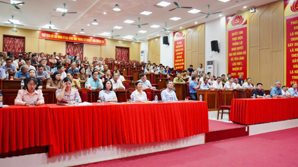 Ủy ban MTTQ Việt Nam xã Yên Lãng nâng cao nhận thức cán bộ cơ sở về các chủ trương, chính sách mới