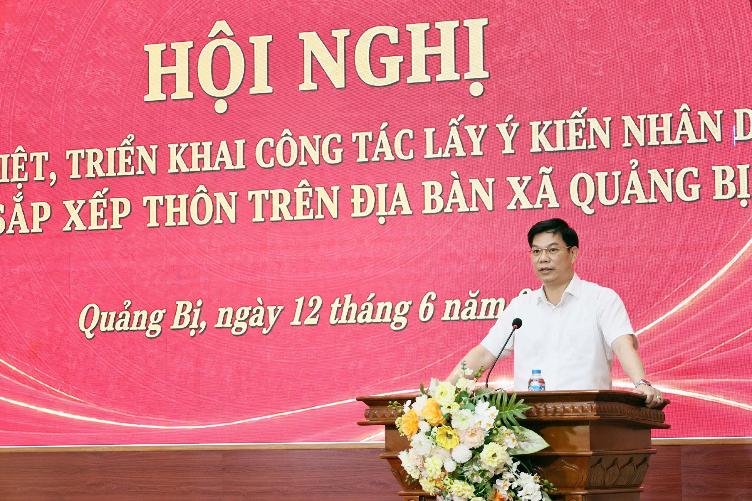 Đảng ủy xã Quảng Bị triển khai lấy ý kiến cử tri đối với 20 thôn thuộc diện sắp xếp, đổi tên