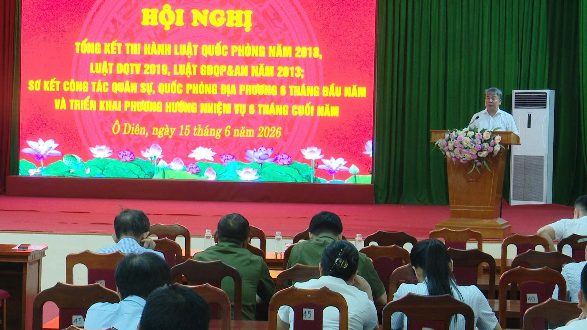Xã Ô Diên nâng cao chất lượng quốc phòng địa phương, giữ vững thế trận an ninh từ cơ sở