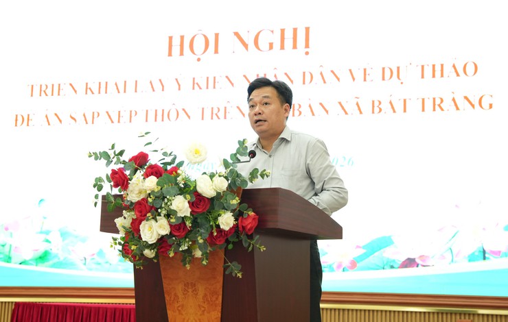 Xã Bát Tràng khẩn trương triển khai lấy ý kiến nhân dân về phương án sắp xếp thôn năm 2026