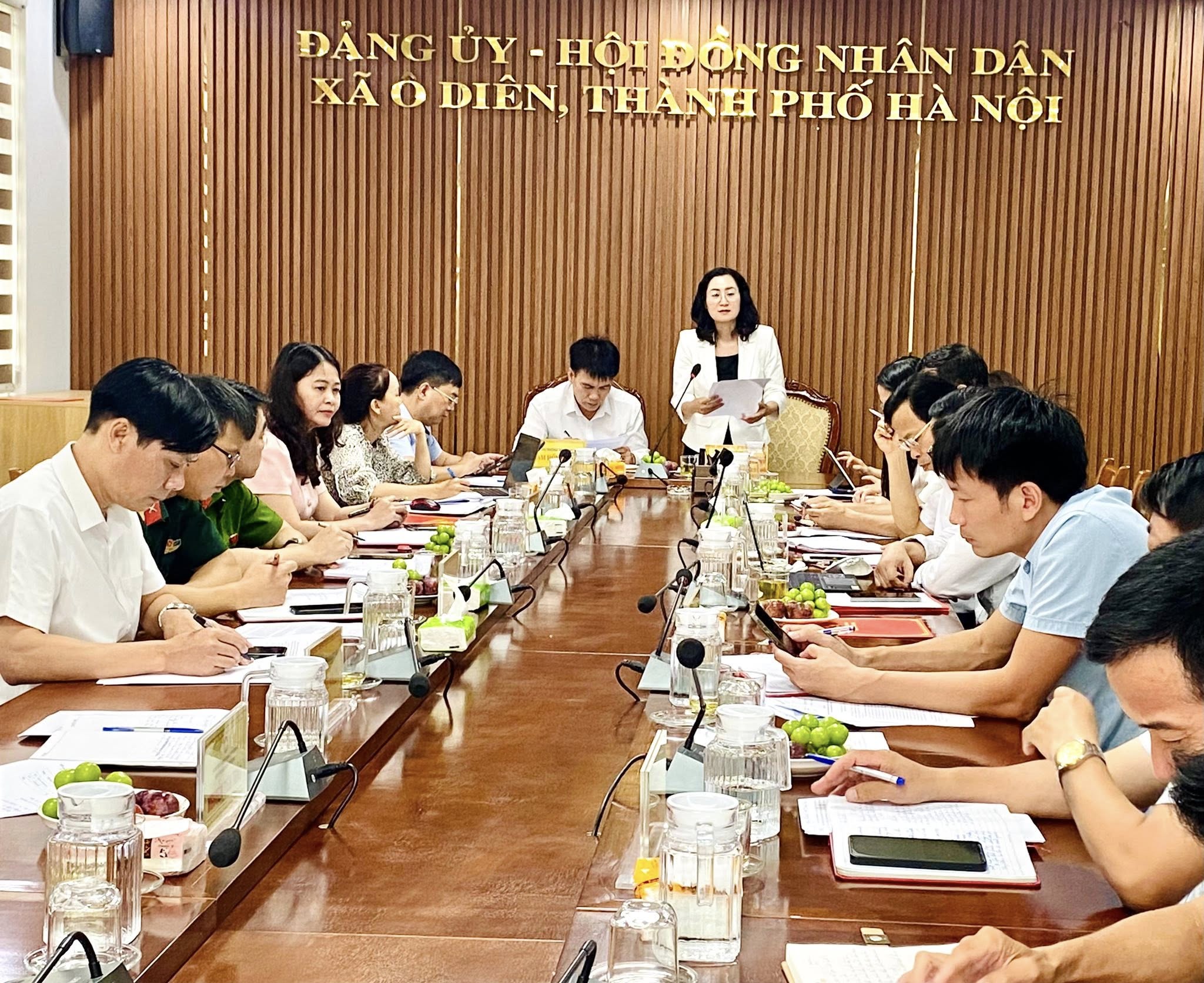 Xã Ô Diên đổi mới công tác dân vận, tạo sự đồng thuận từ cơ sở, gắn với chuyển đổi số 