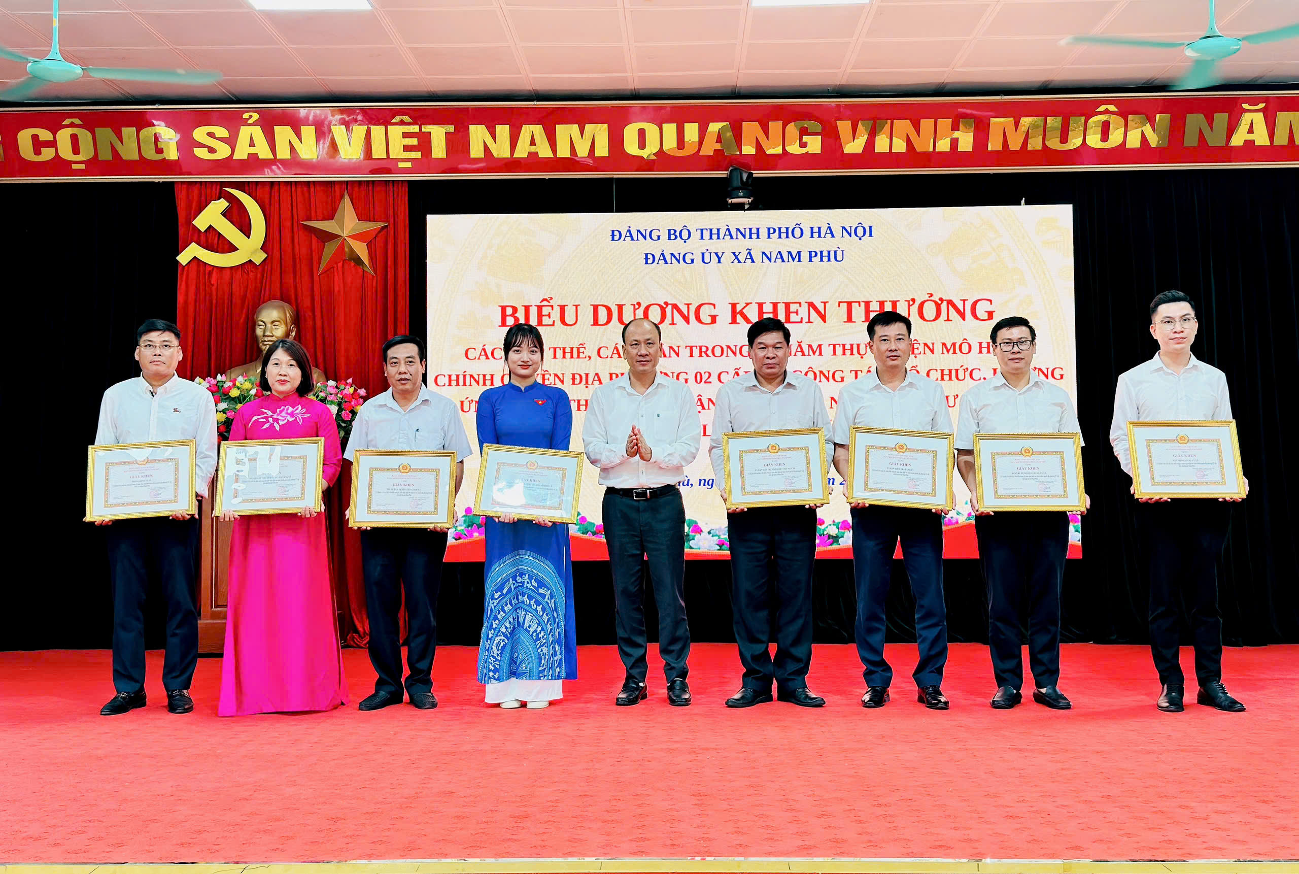 Đảng bộ xã Nam Phù nhìn lại một năm vận hành mô hình chính quyền địa phương hai cấp: Bộ máy ổn định, chuyển đổi số tạo đột phá trong quản trị