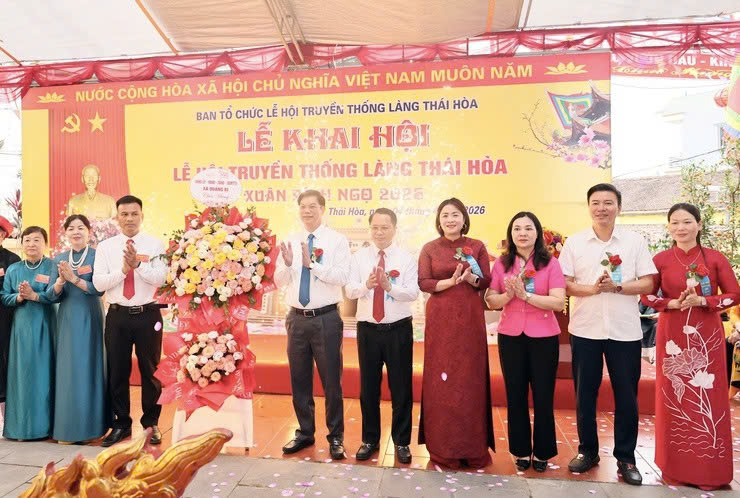 Xã Quảng Bị khai hội truyền thống làng Thái Hòa, lan tỏa giá trị di sản văn hóa và truyền thống cách mạng