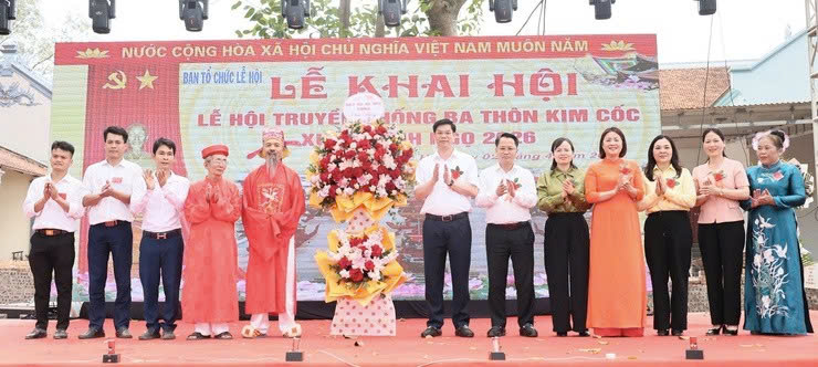 Xã Quảng Bị khai hội truyền thống 3 thôn Kim Cốc, lan tỏa giá trị di sản văn hóa dân tộc