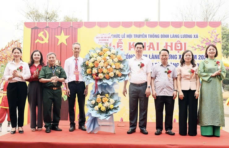 Xã Quảng Bị khánh thành công trình tu bổ Đình làng Lương Xá, khai hội truyền thống năm 2026