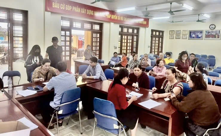 Xã Đại Thanh hỗ trợ người dân hoàn thiện hồ sơ pháp lý phục vụ công tác bồi thường, giải phóng mặt bằng Dự án Khu đô thị thể thao Olympic