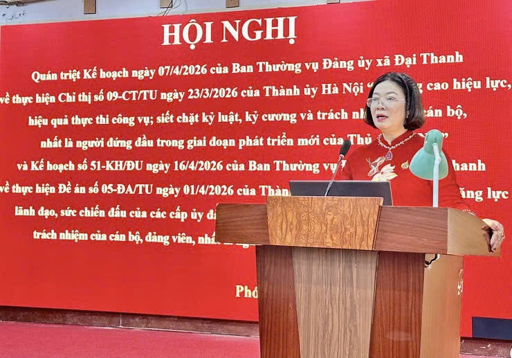 Đảng bộ xã Đại Thanh quán triệt các kế hoạch trọng tâm về xây dựng Đảng, nâng cao kỷ luật công vụ và phát động ủng hộ Quỹ "Vì biển, đảo Việt Nam"