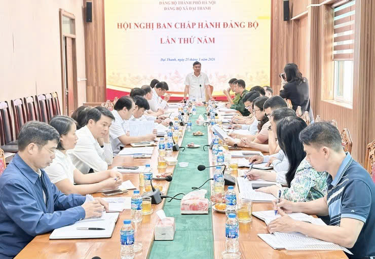 Xã Đại Thanh tập trung tháo gỡ 5 điểm nghẽn, thúc đẩy thực hiện các nhiệm vụ trọng tâm năm 2026
