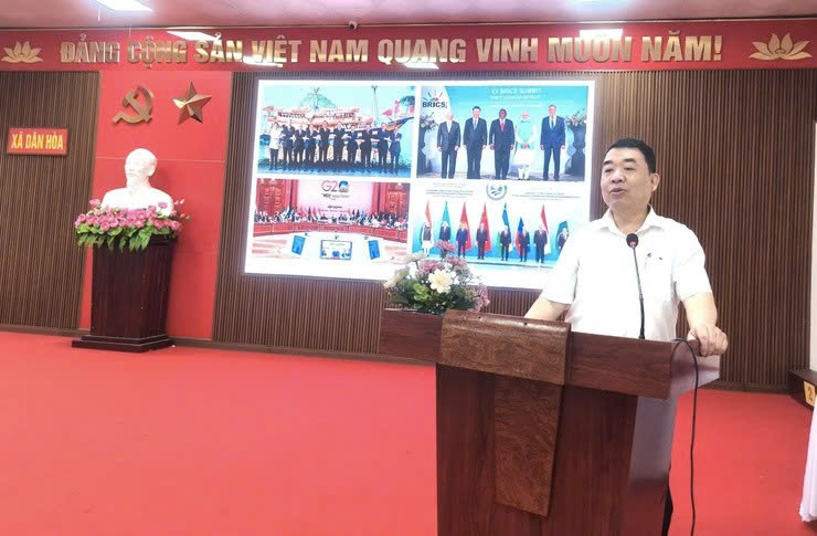 Xã Dân Hòa nâng cao bản lĩnh chính trị cho hội viên cựu chiến binh thông qua quán triệt nghị quyết và thông tin thời sự