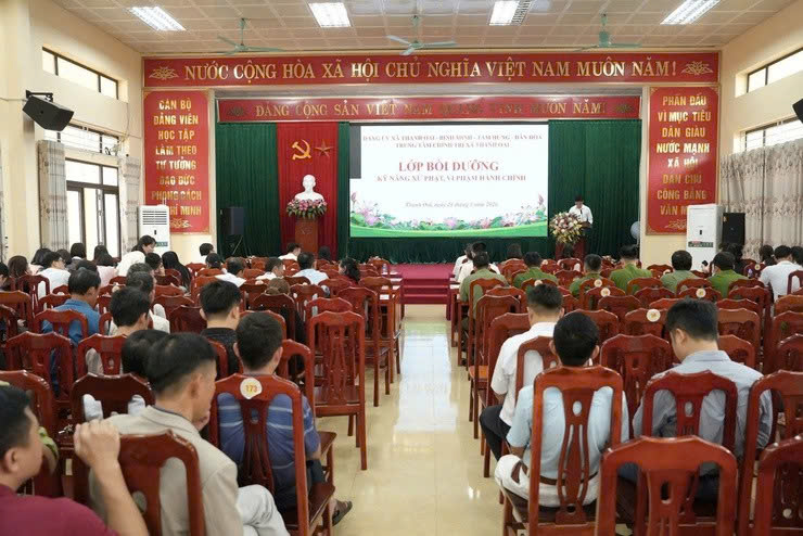 Bồi dưỡng nghiệp vụ xử lý vi phạm hành chính, nâng cao năng lực thực thi công vụ ở cơ sở