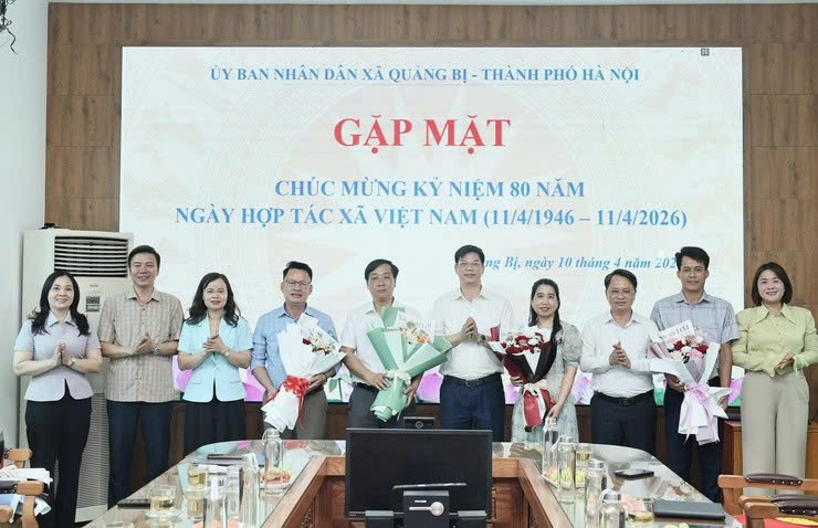 Xã Quảng Bị gặp mặt kỷ niệm 80 năm Ngày Hợp tác xã Việt Nam, thúc đẩy kinh tế tập thể phát triển bền vững