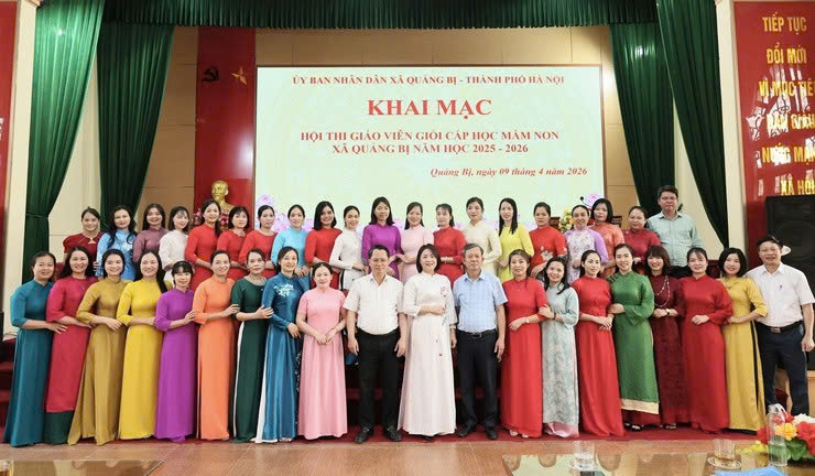 Xã Quảng Bị khai mạc Hội thi giáo viên dạy giỏi bậc mầm non năm học 2025-2026