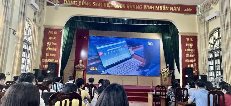 Xã Quảng Bị tập huấn vận hành Hệ thống không gian làm việc số HanoiWork