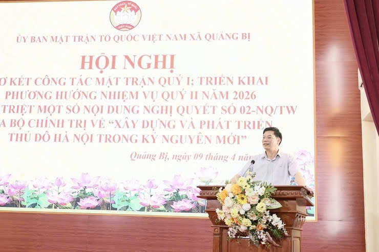 MTTQ xã Quảng Bị nâng cao hiệu quả hoạt động, triển khai đồng bộ nhiệm vụ quý II-2026