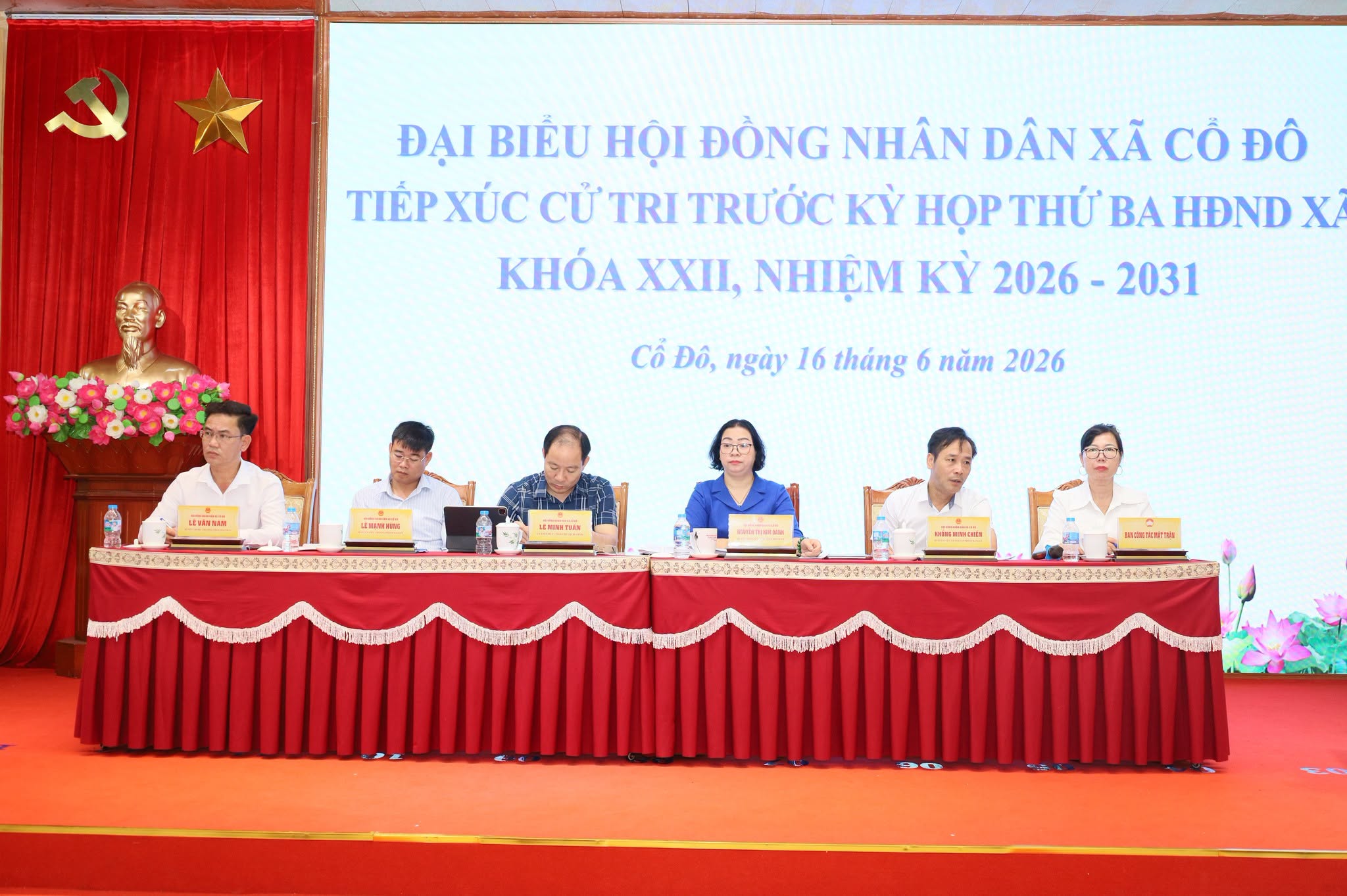 HĐND xã Cổ Đô lắng nghe tâm tư cử tri, chuẩn bị nội dung kỳ họp giữa năm 2026