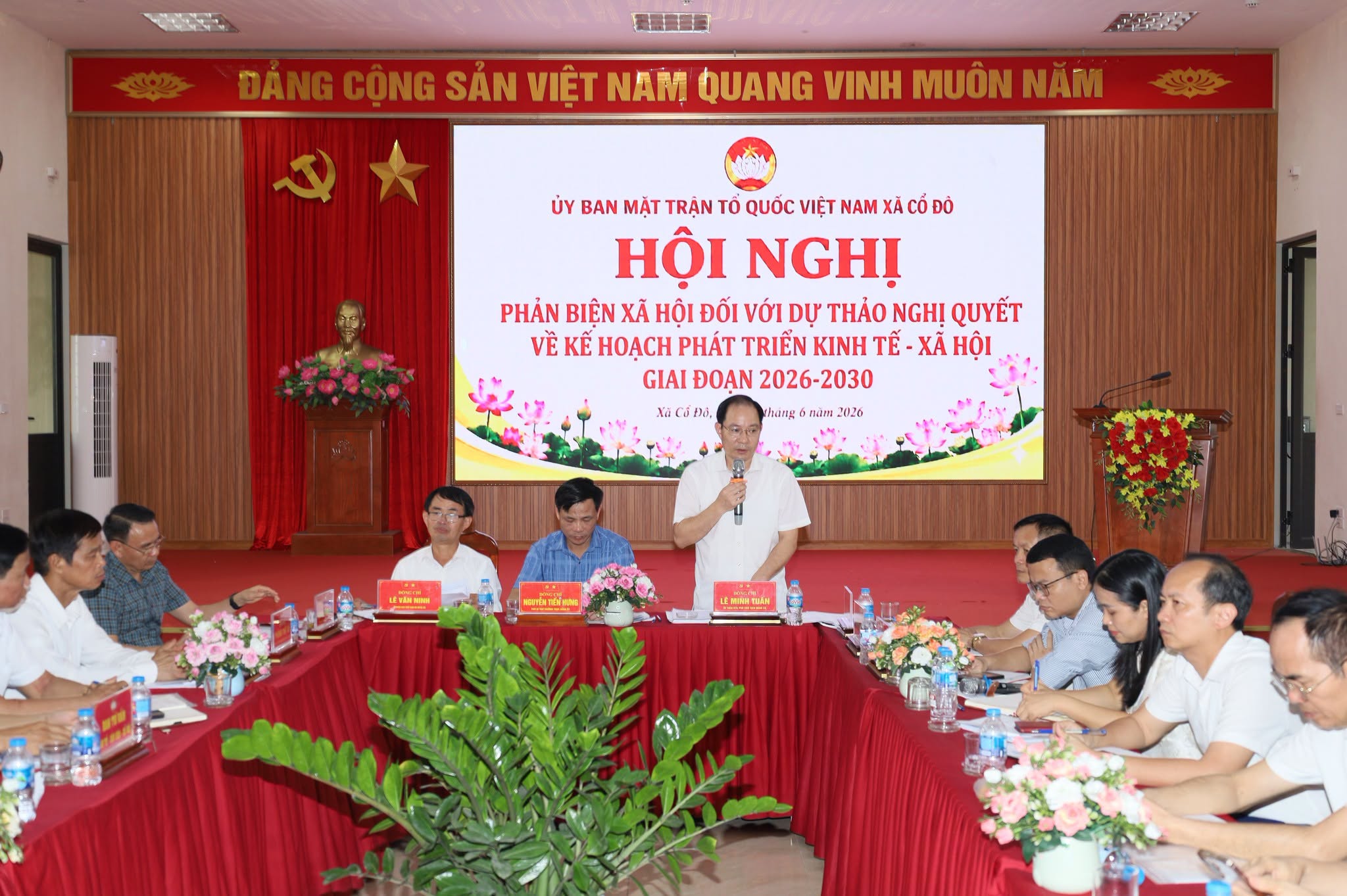 MTTQ xã Cổ Đô phản biện định hướng phát triển kinh tế - xã hội giai đoạn 2026-2030