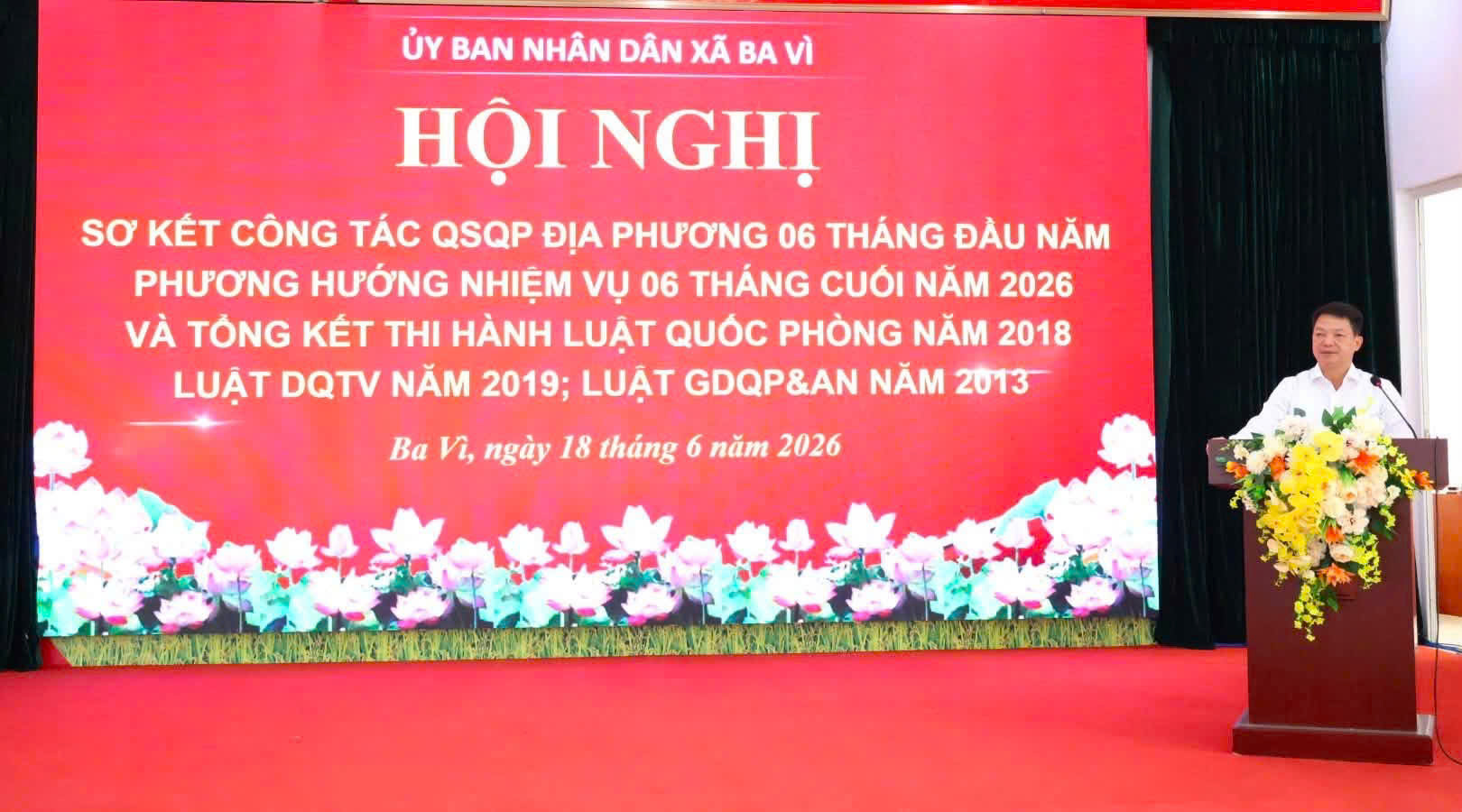 Xã Ba Vì nâng cao chất lượng nhiệm vụ quốc phòng, quân sự địa phương trong giai đoạn mới