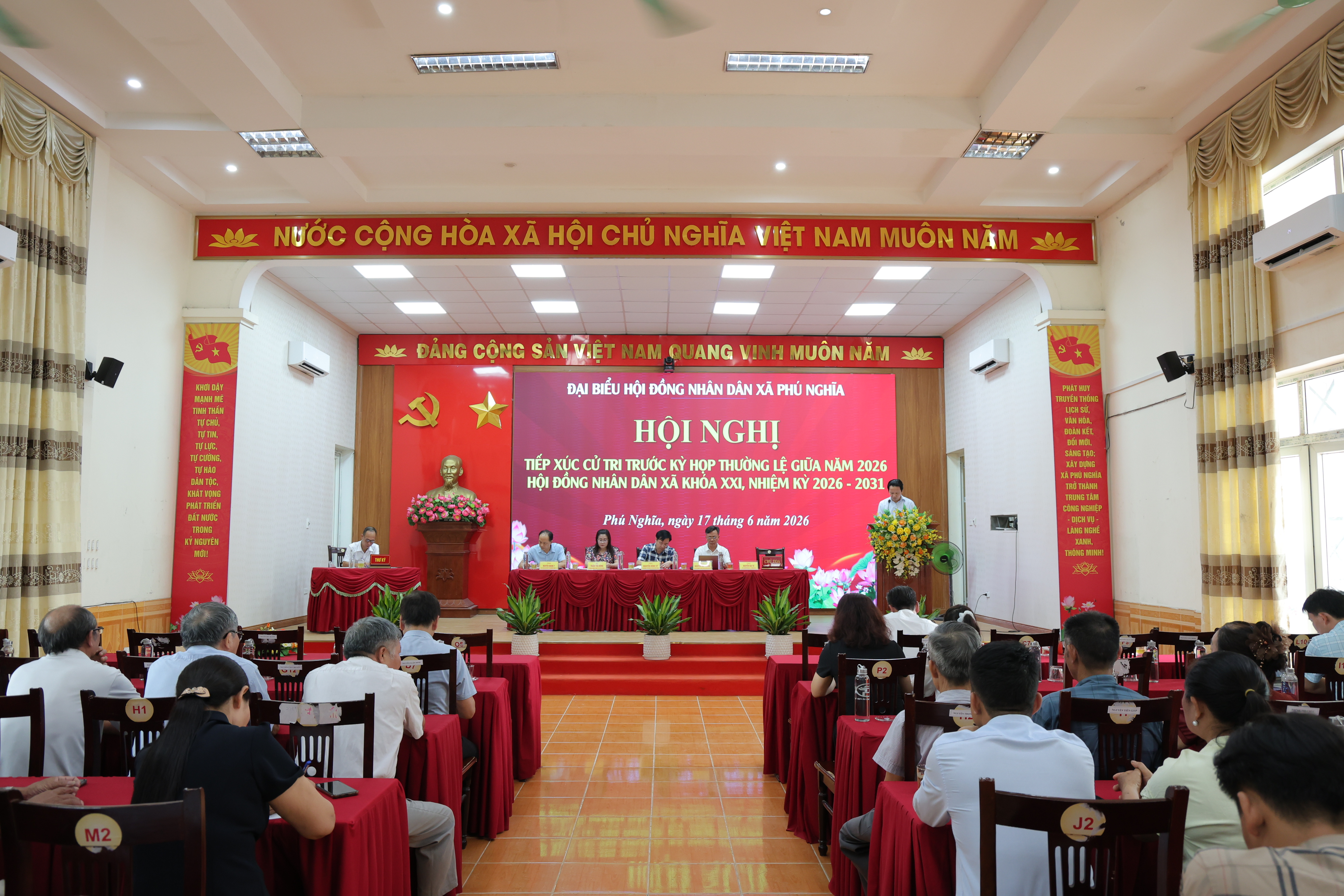 HĐND xã Phú Nghĩa lắng nghe ý kiến cử tri, chuẩn bị nội dung kỳ họp giữa năm 2026