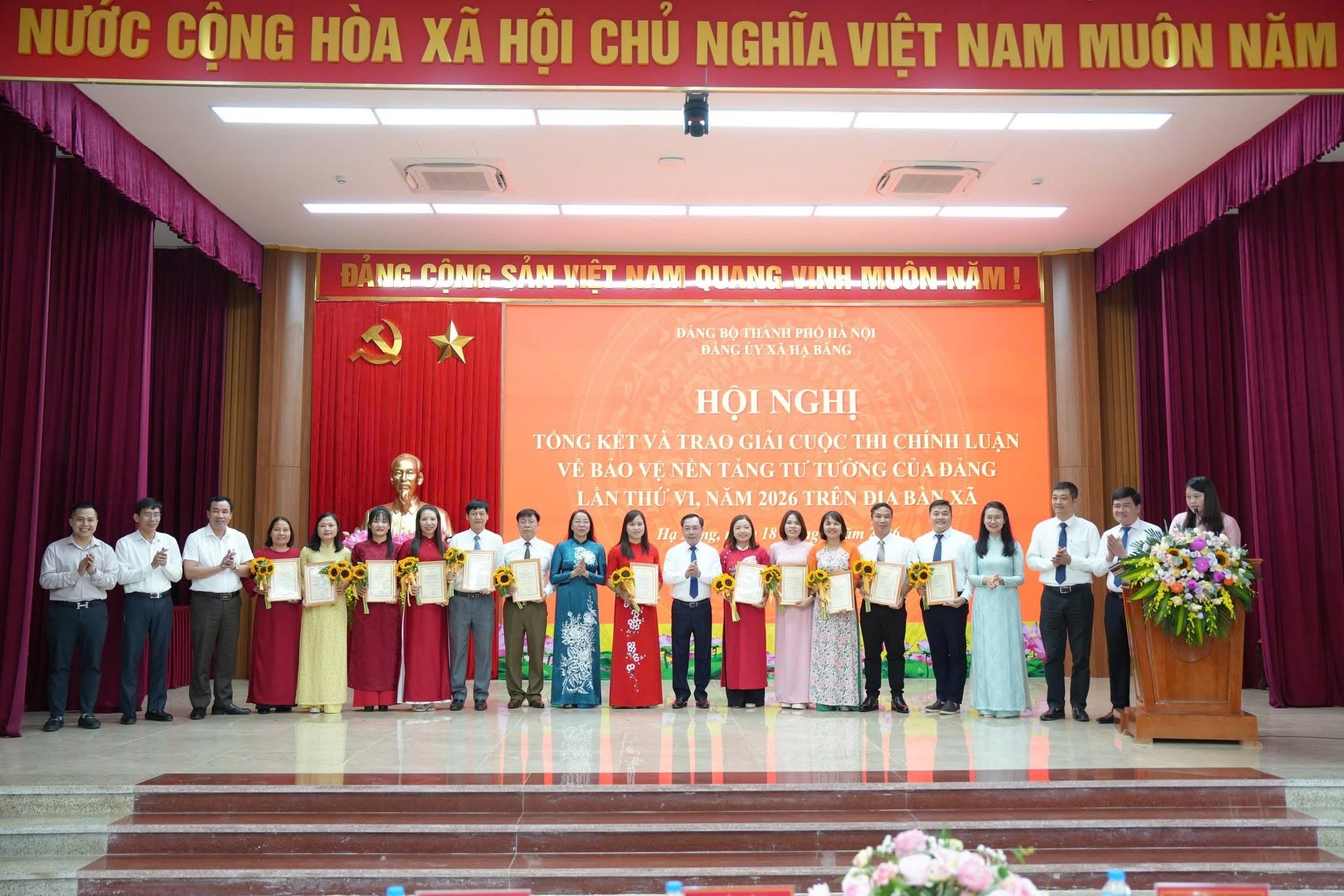 Đảng bộ xã Hạ Bằng lan tỏa sức mạnh bảo vệ nền tảng tư tưởng của Đảng từ Cuộc thi chính luận năm 2026