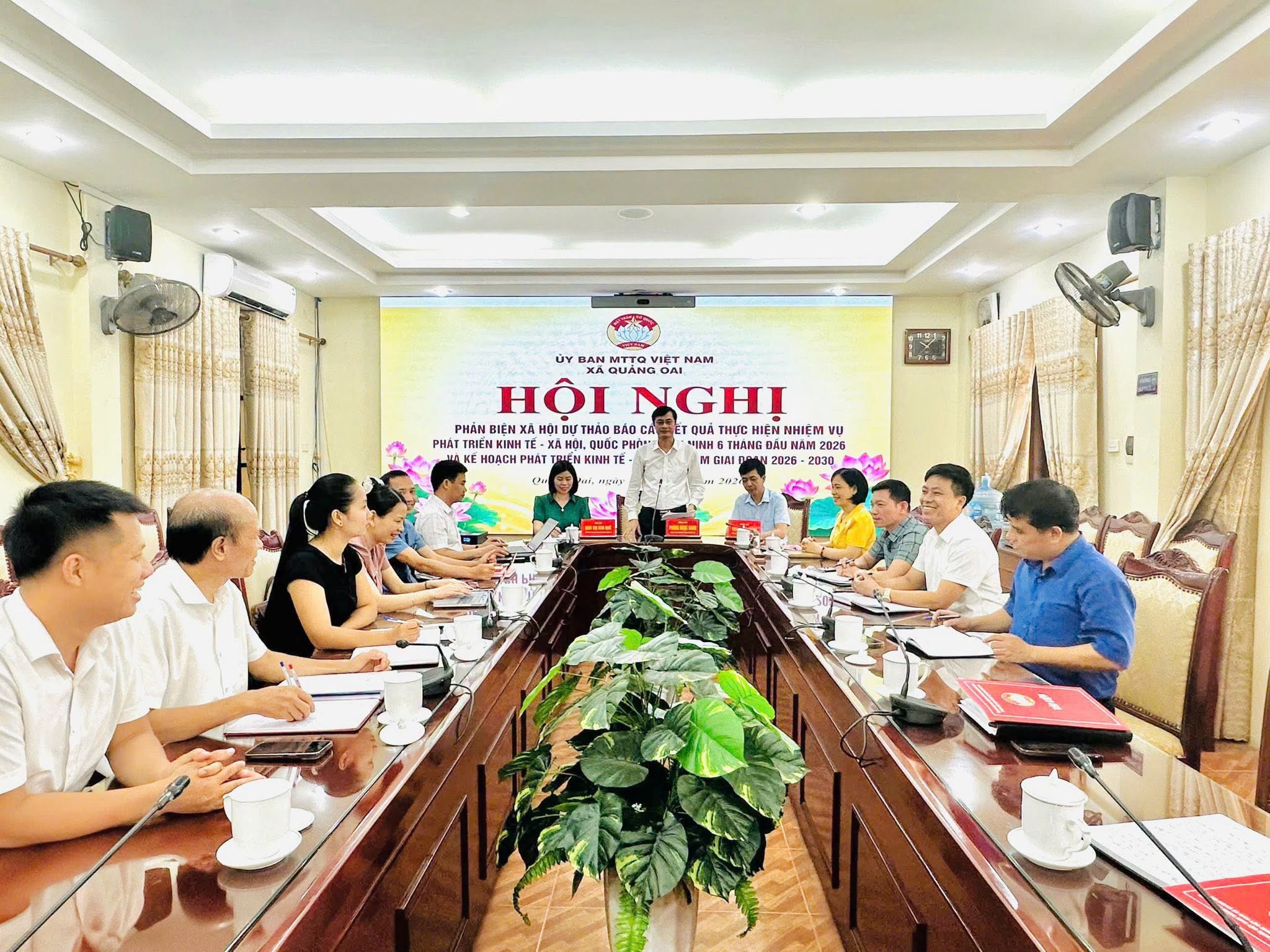 Xã Quảng Oai phát huy vai trò phản biện xã hội trong hoạch định mục tiêu phát triển giai đoạn mới