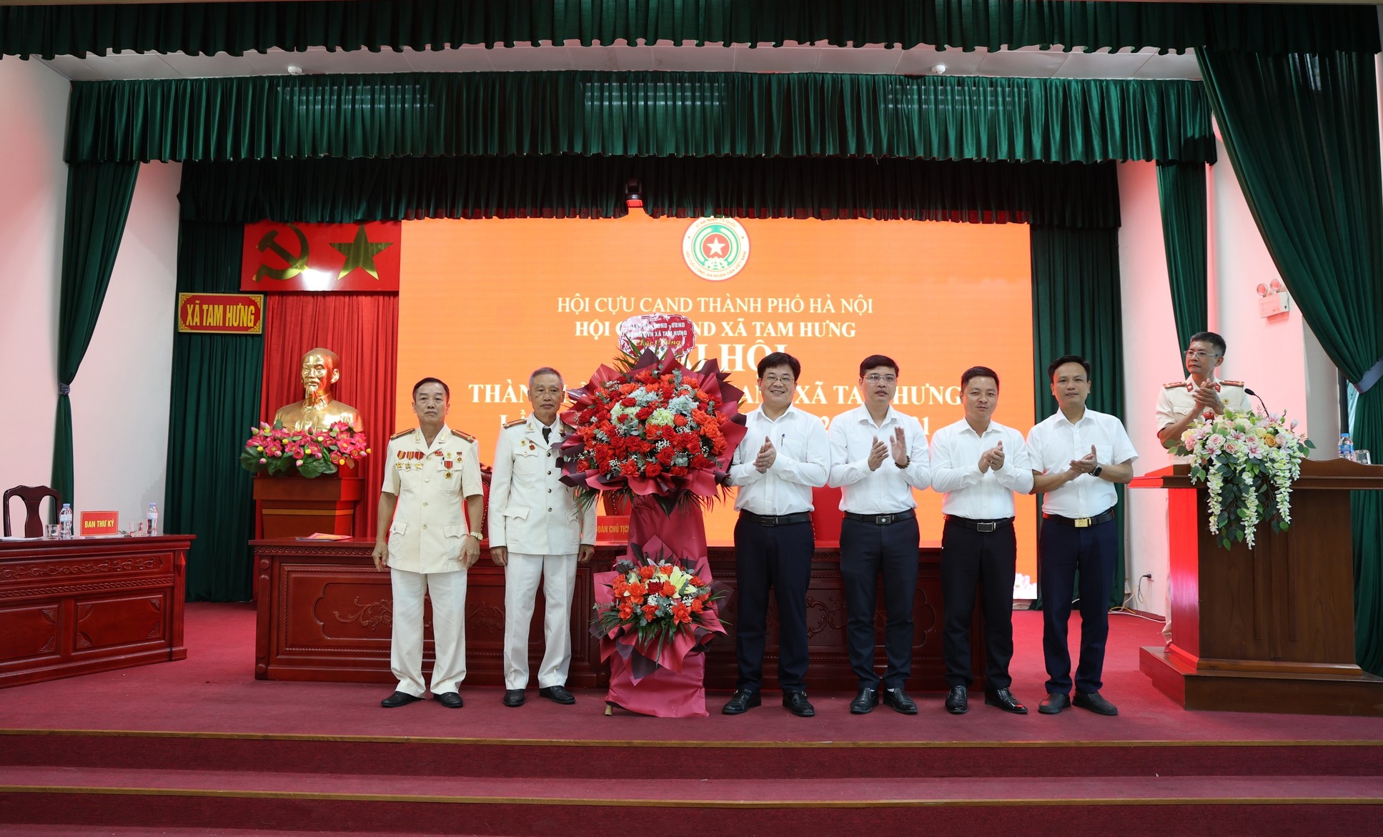 Xã Tam Hưng thành lập Hội Cựu Công an nhân dân, phát huy vai trò nòng cốt trong bảo vệ an ninh trật tự ở cơ sở