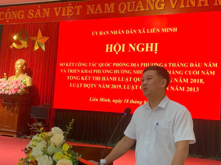 Xã Liên Minh nâng cao chất lượng công tác quân sự, quốc phòng địa phương