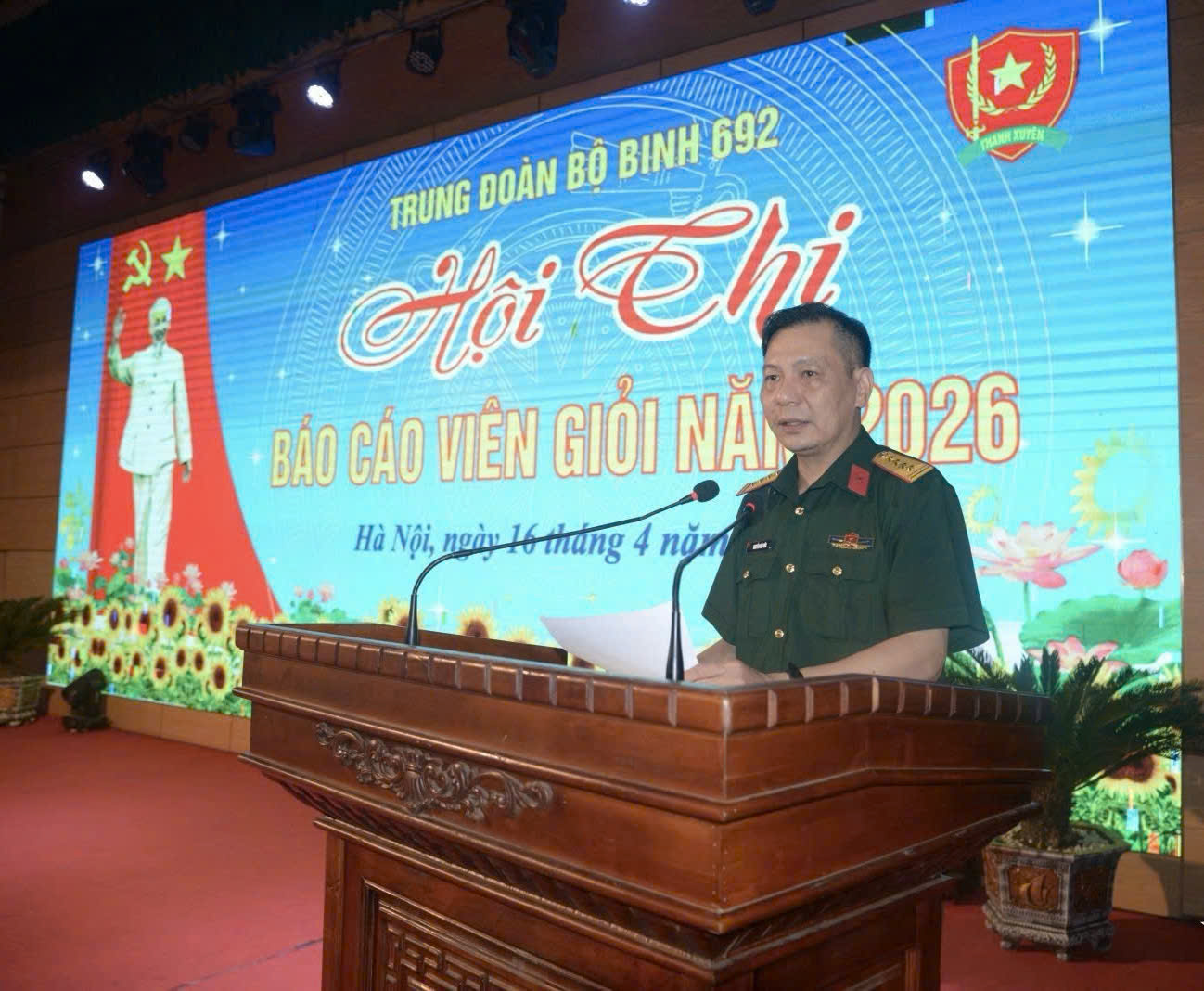 Trung đoàn 692 phát động Hội thi Báo cáo viên giỏi, nâng cao chất lượng giáo dục chính trị trong lực lượng