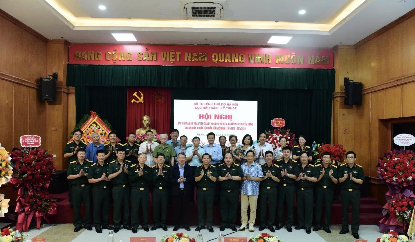 Bộ Tư lệnh Thủ đô Hà Nội gặp mặt kỷ niệm 80 năm Ngày truyền thống ngành Quân y Quân đội nhân dân Việt Nam