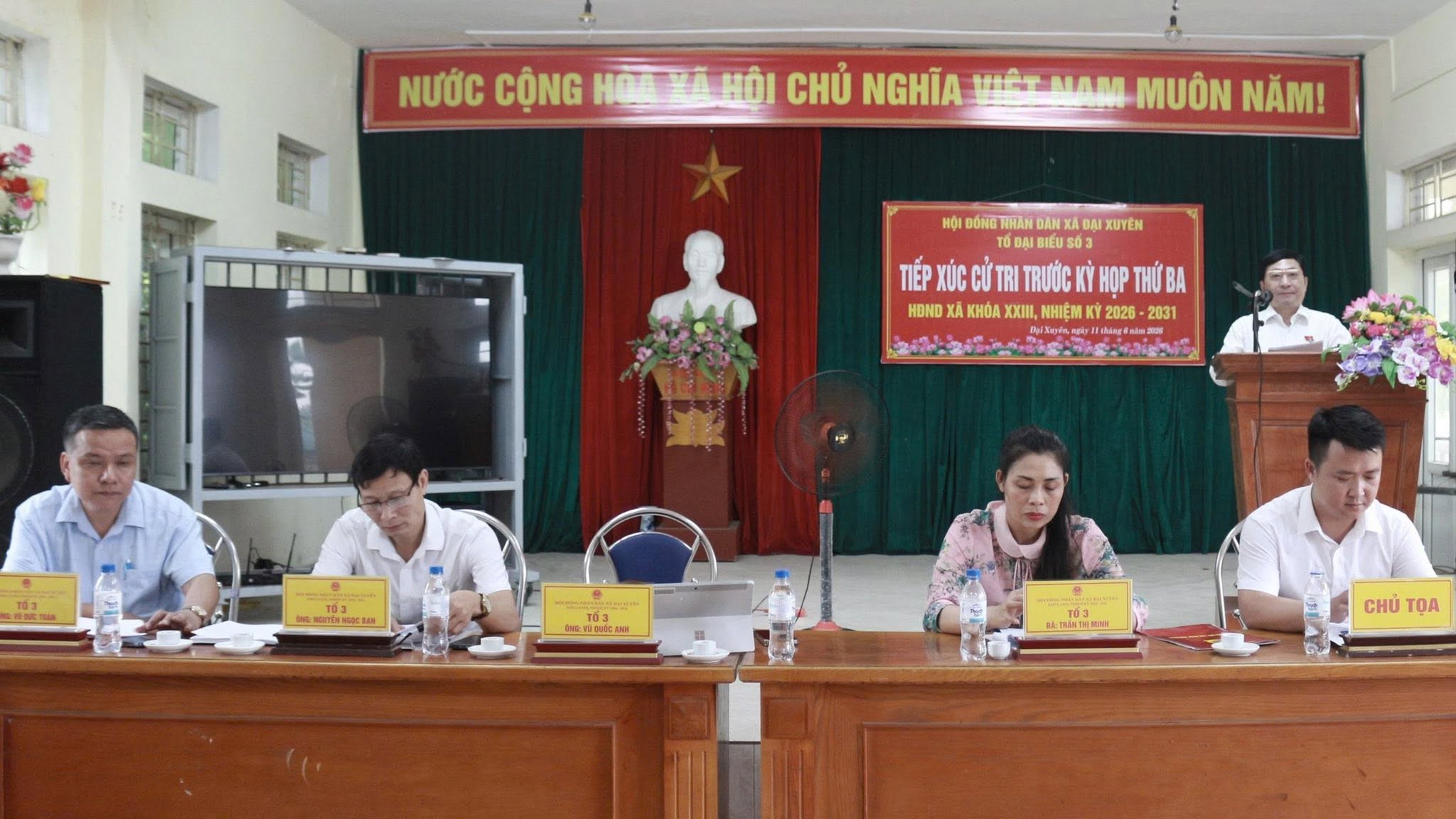 Xã Đại Xuyên lắng nghe tâm tư cử tri, chuẩn bị kỹ nội dung Kỳ họp thứ 3 HĐND xã khóa XXIII