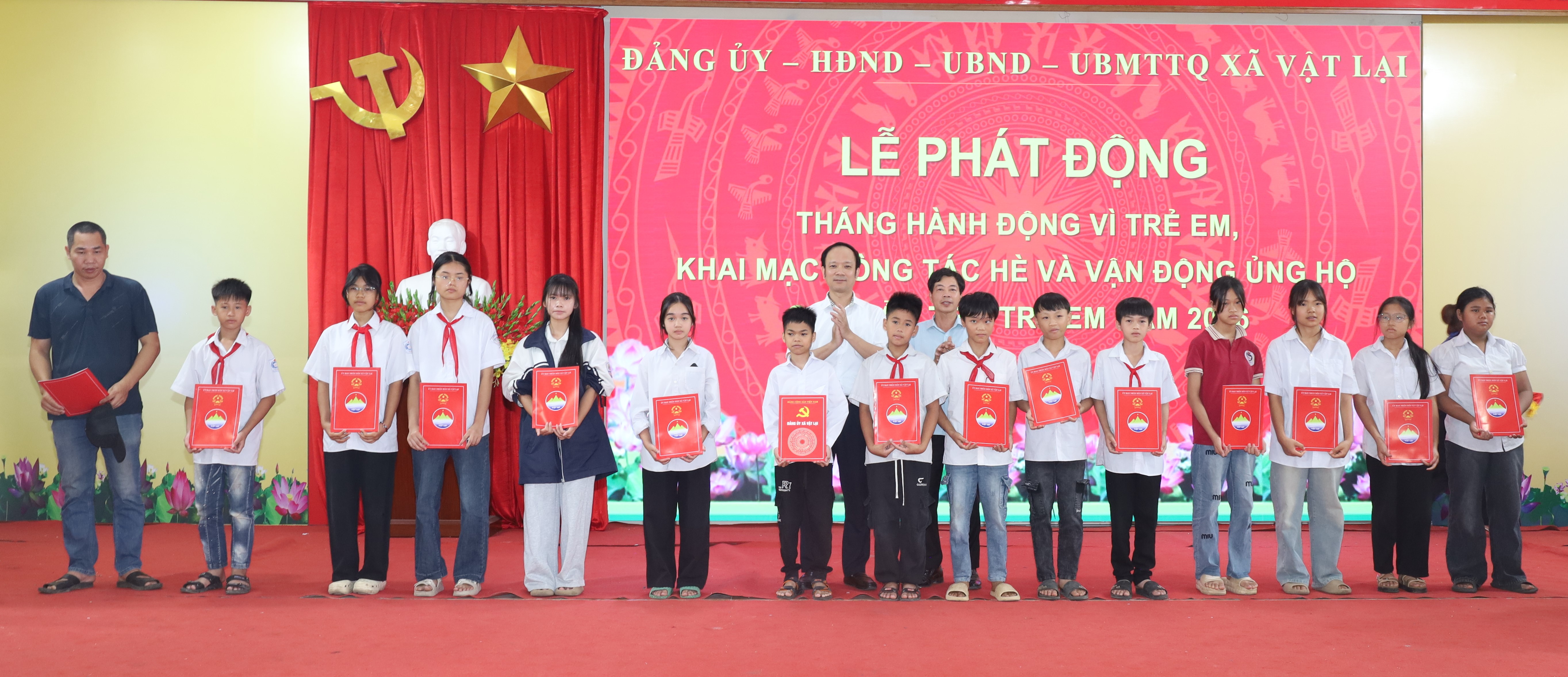 Xã Vật Lại phát động Tháng hành động vì trẻ em và chung tay xây dựng môi trường sống an toàn cho trẻ em