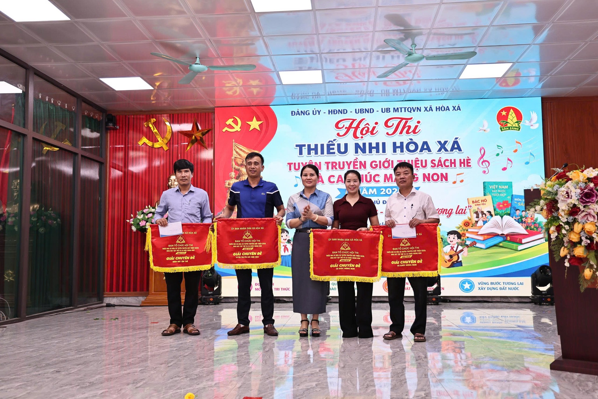 Xã Hòa Xá lan tỏa tình yêu sách, bồi đắp lý tưởng cho thiếu nhi qua hội thi tuyên truyền giới thiệu sách và ca khúc măng non năm 2026