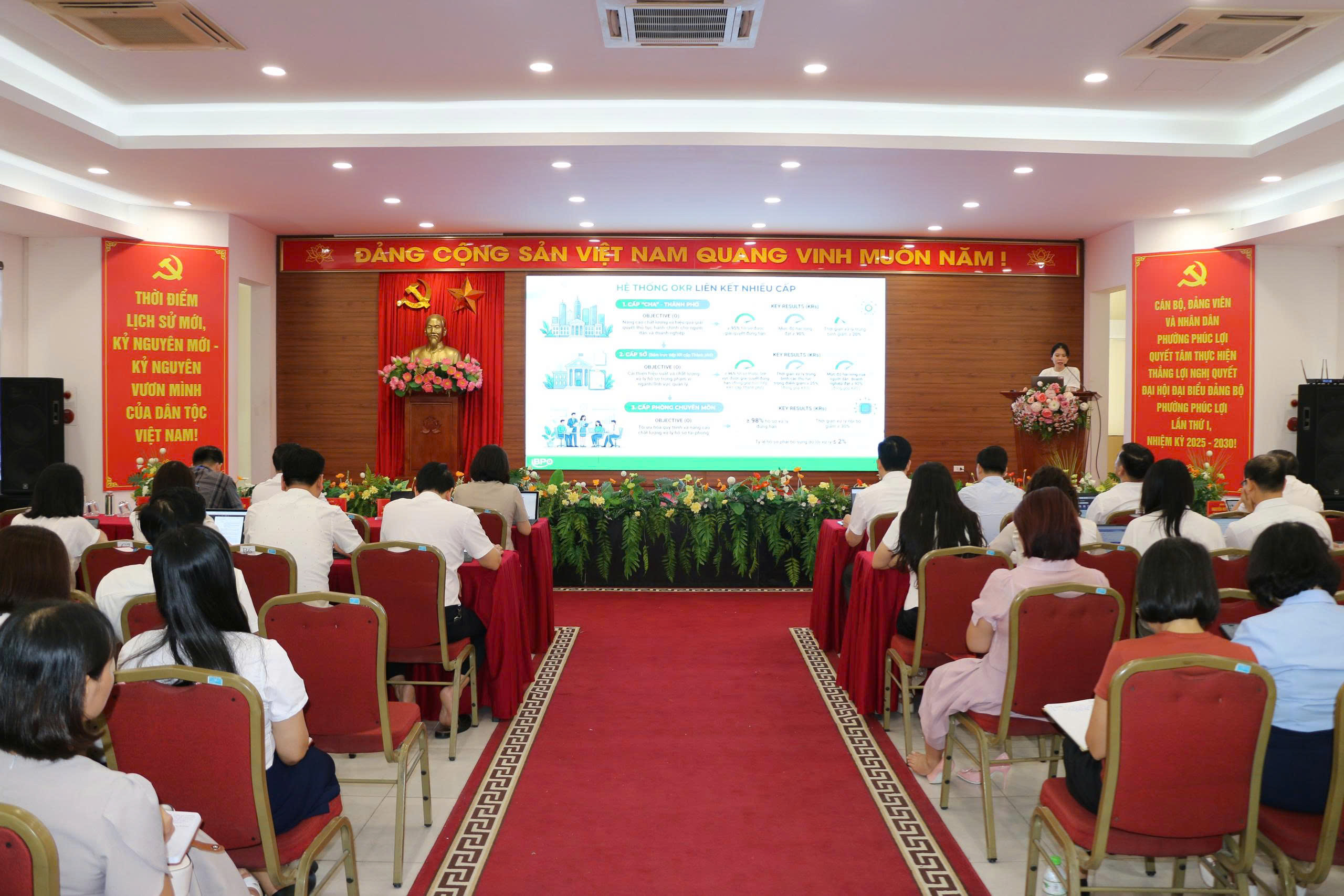 Phường Phúc Lợi đẩy mạnh quản trị số, nâng cao hiệu quả thực thi nhiệm vụ bằng hệ thống HanoiWork