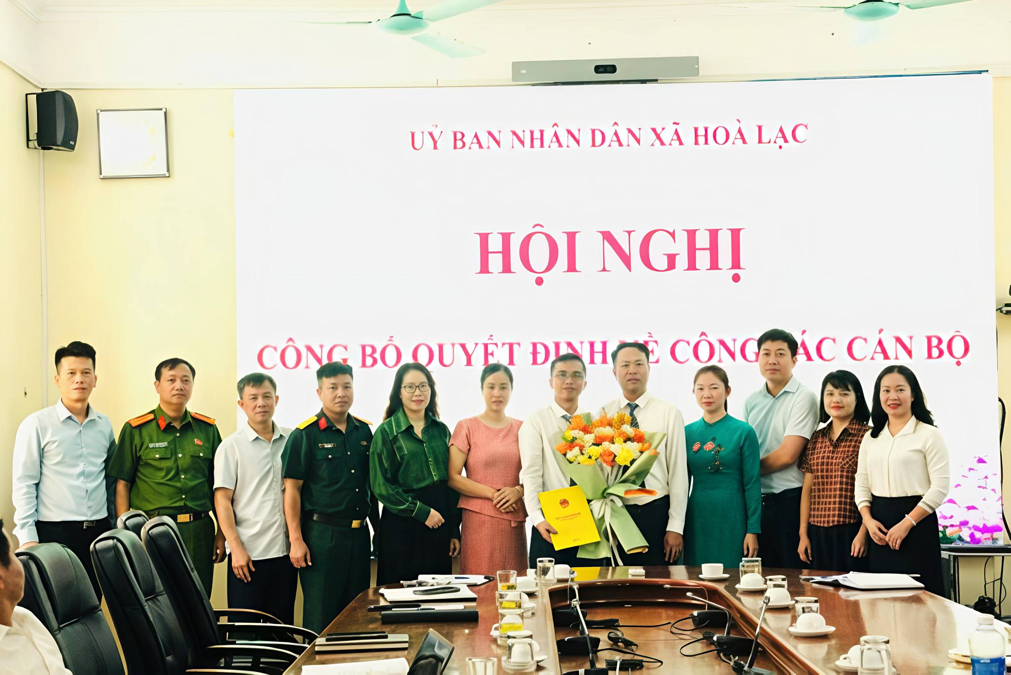 Hòa Lạc bổ nhiệm Phó Trưởng phòng Kinh tế, kiện toàn đội ngũ cán bộ quản lý chuyên môn