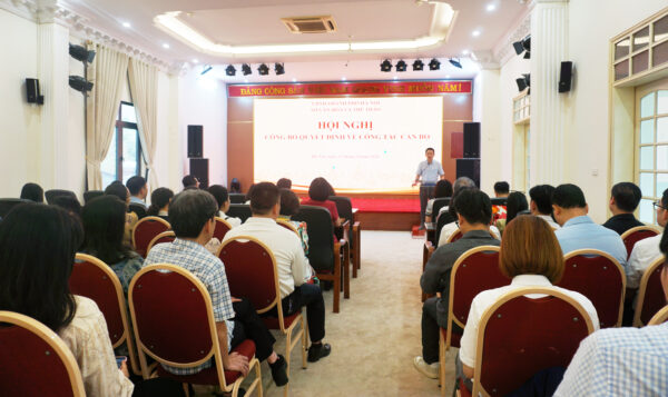 Sở Văn hóa và Thể thao Hà Nội công bố các quyết định về công tác cán bộ