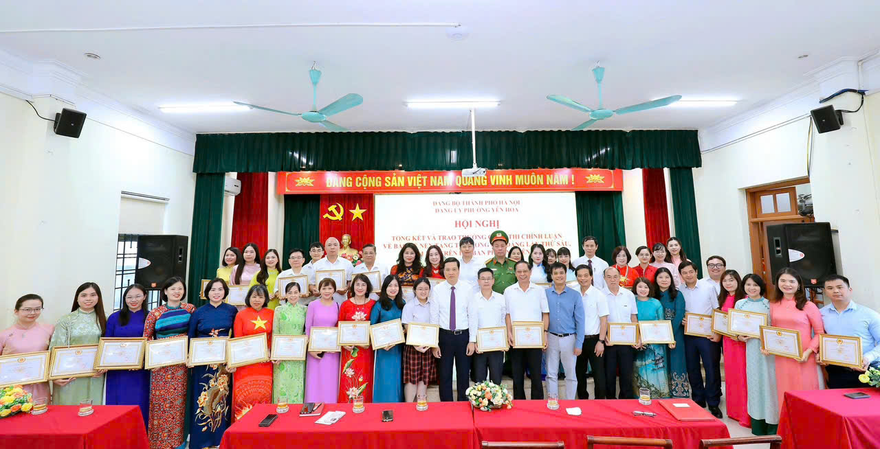 Đảng ủy phường Yên Hòa lan tỏa sức mạnh chính luận từ cơ sở trong bảo vệ nền tảng tư tưởng của Đảng