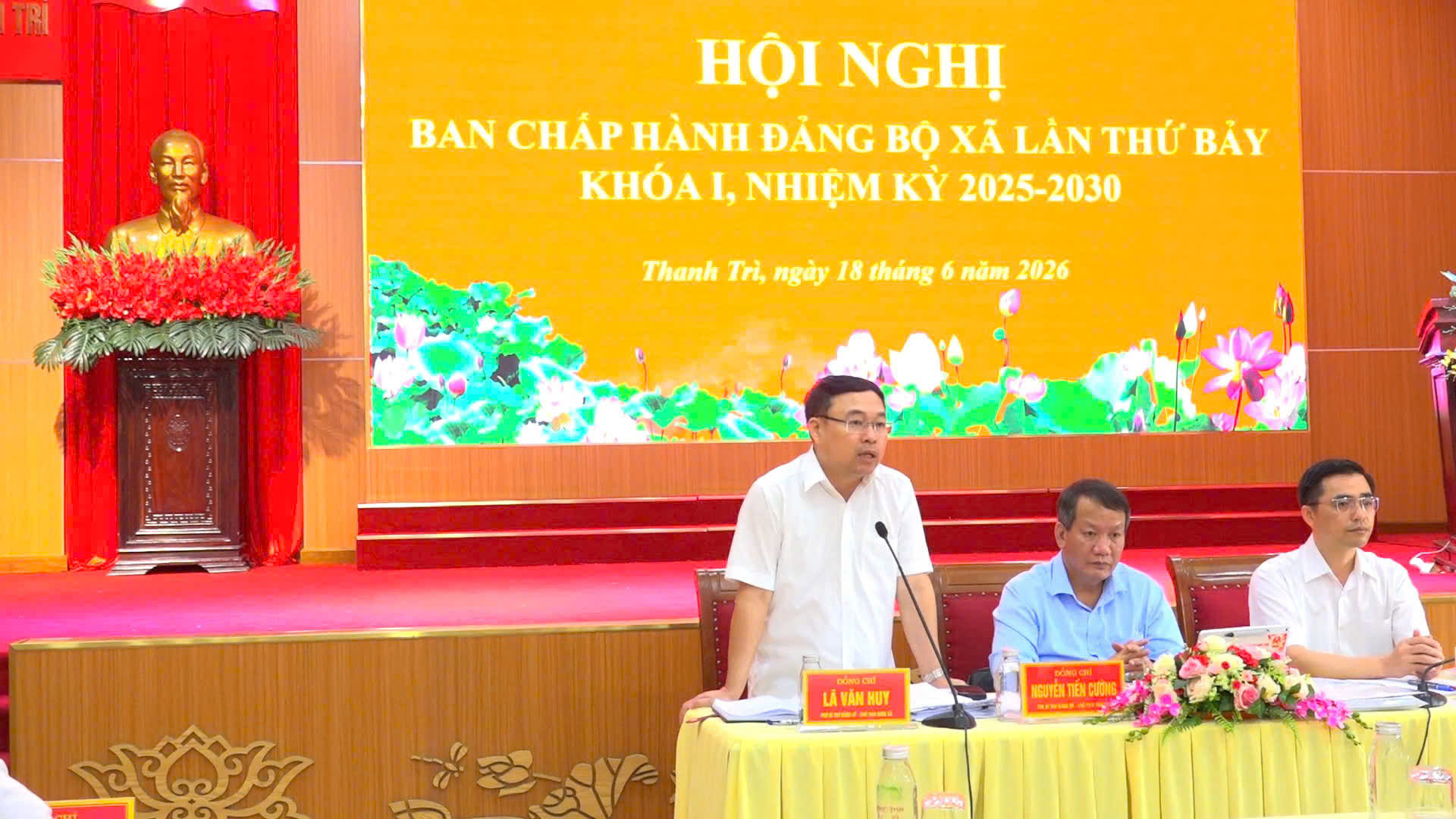 Đảng bộ xã Thanh Trì xác định giải phóng mặt bằng và đầu tư công là trọng tâm bứt phá 6 tháng cuối năm 2026