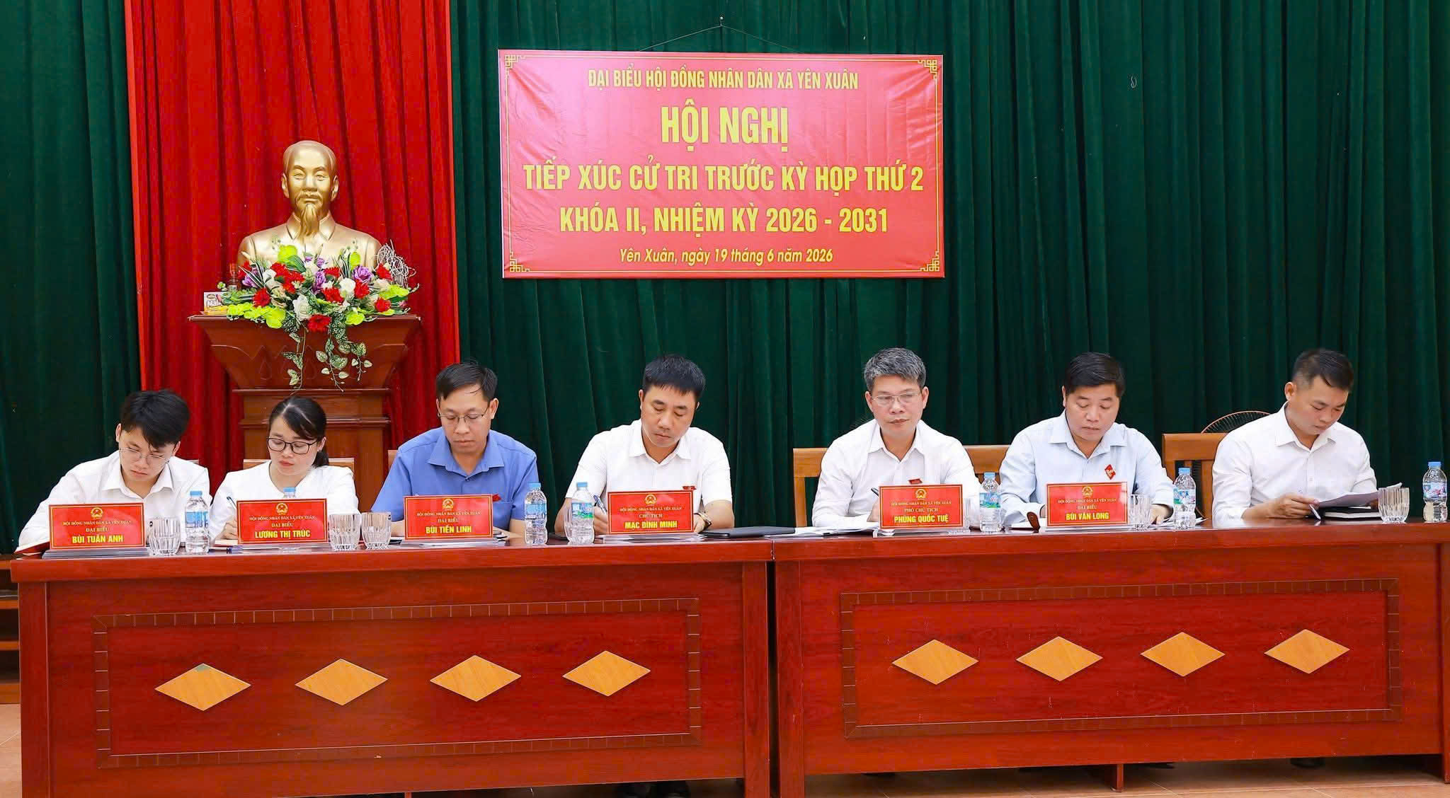 Tổ đại biểu HĐND xã Yên Xuân lắng nghe ý kiến cử tri trước kỳ họp thường lệ giữa năm 2026
